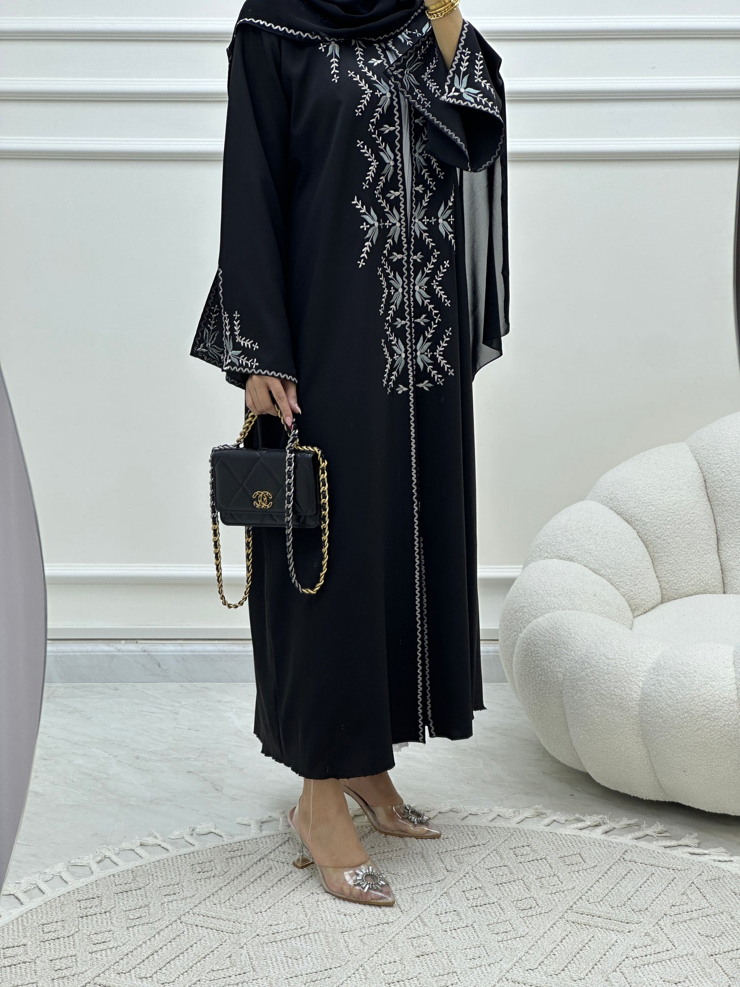 C Ramadan Black Eid Abaya 03