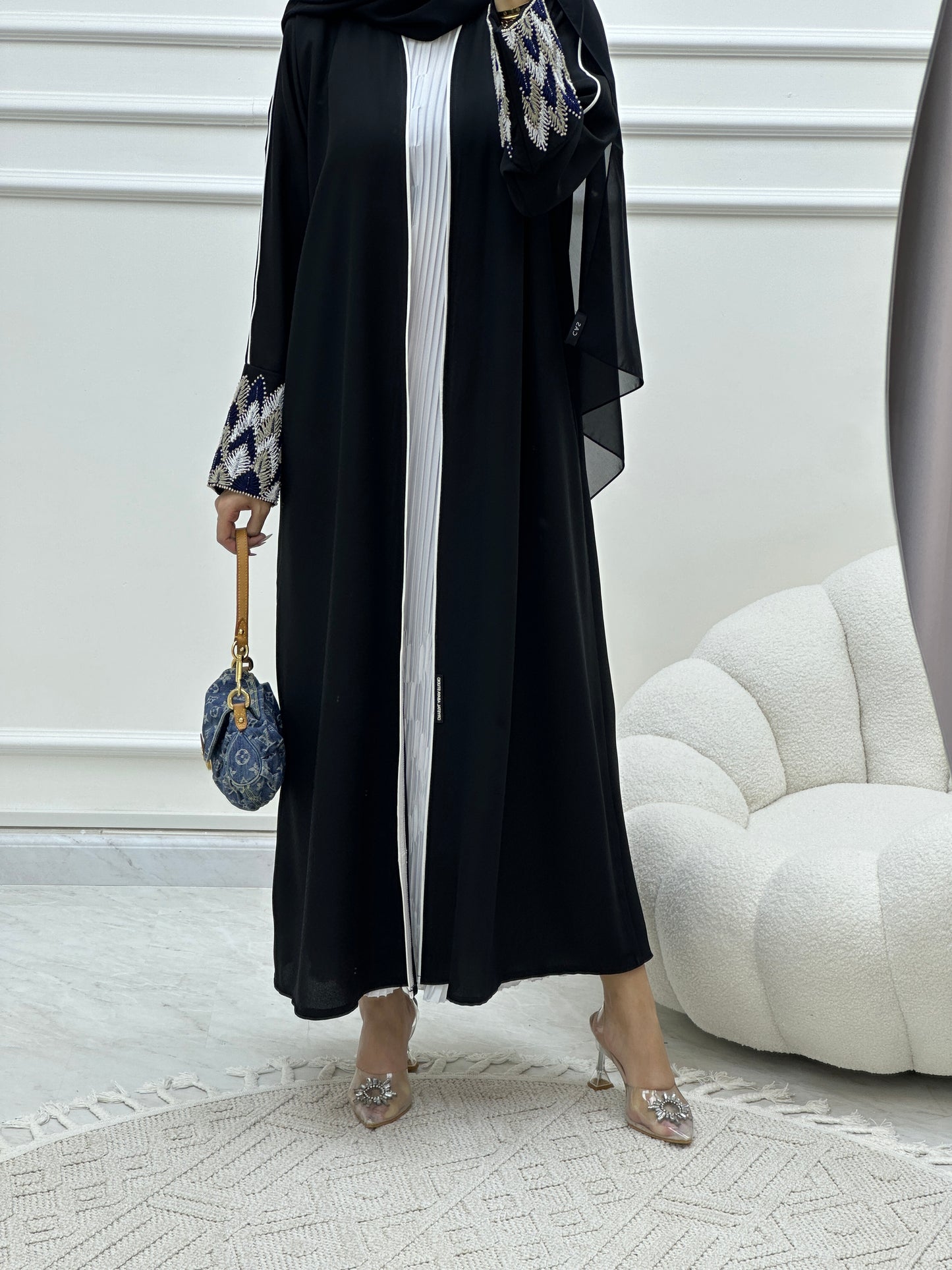 C Ramadan Black Eid Abaya 05