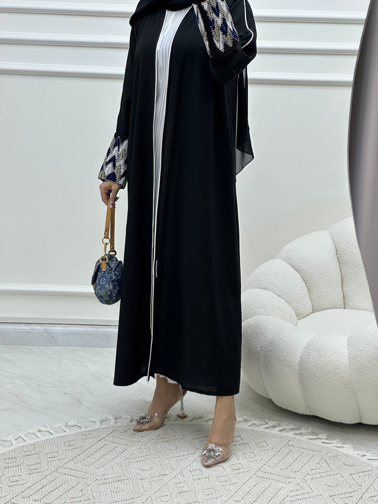 C Ramadan Black Eid Abaya 05