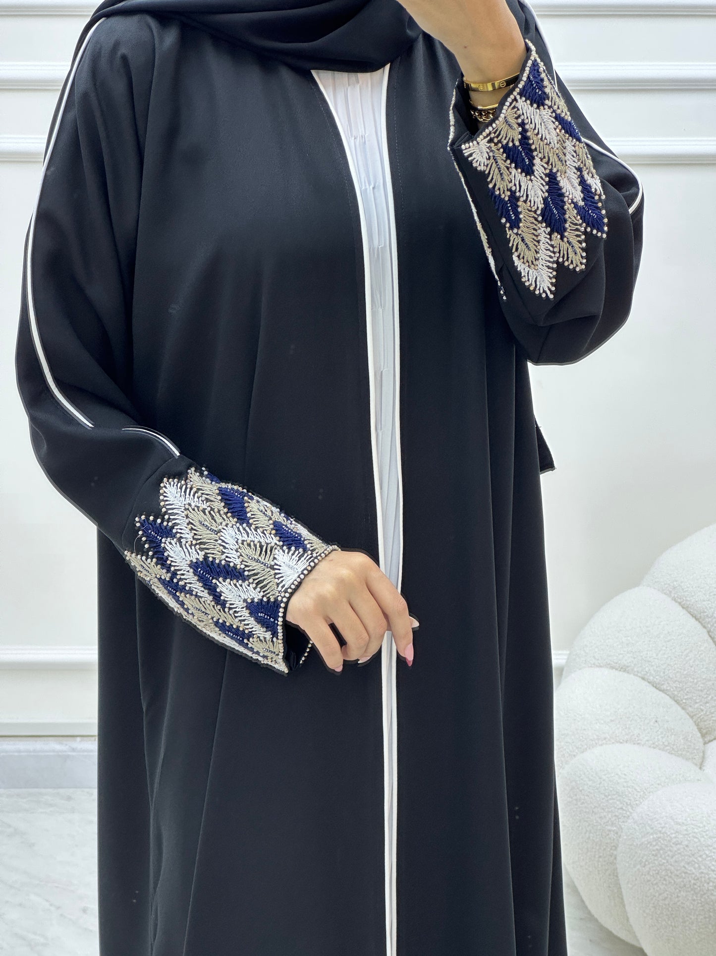 C Ramadan Black Eid Abaya 05