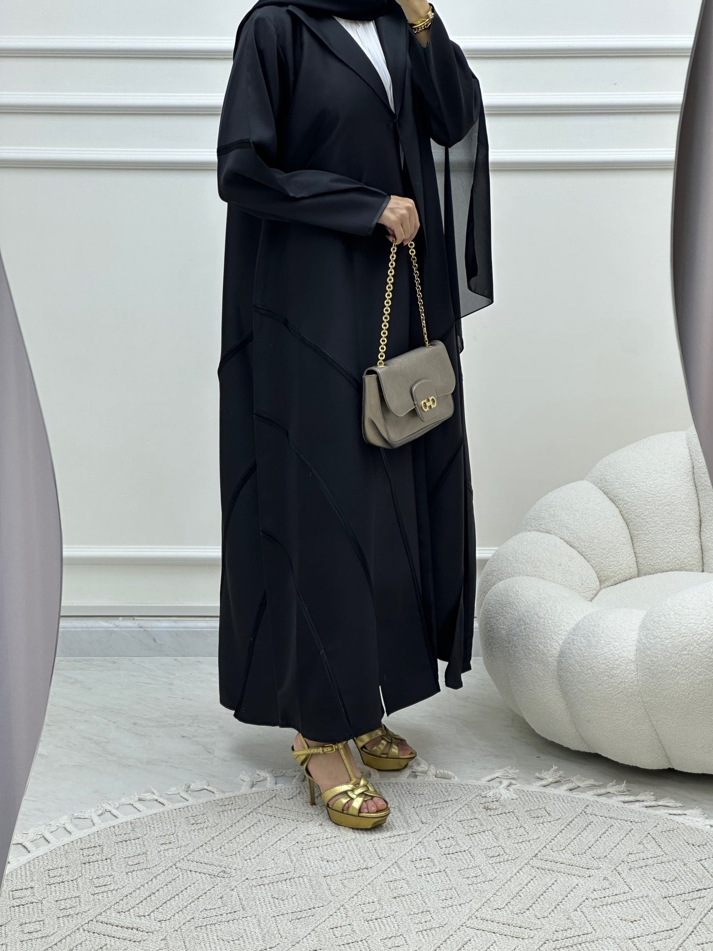 C Ramadan Black Eid Abaya 06