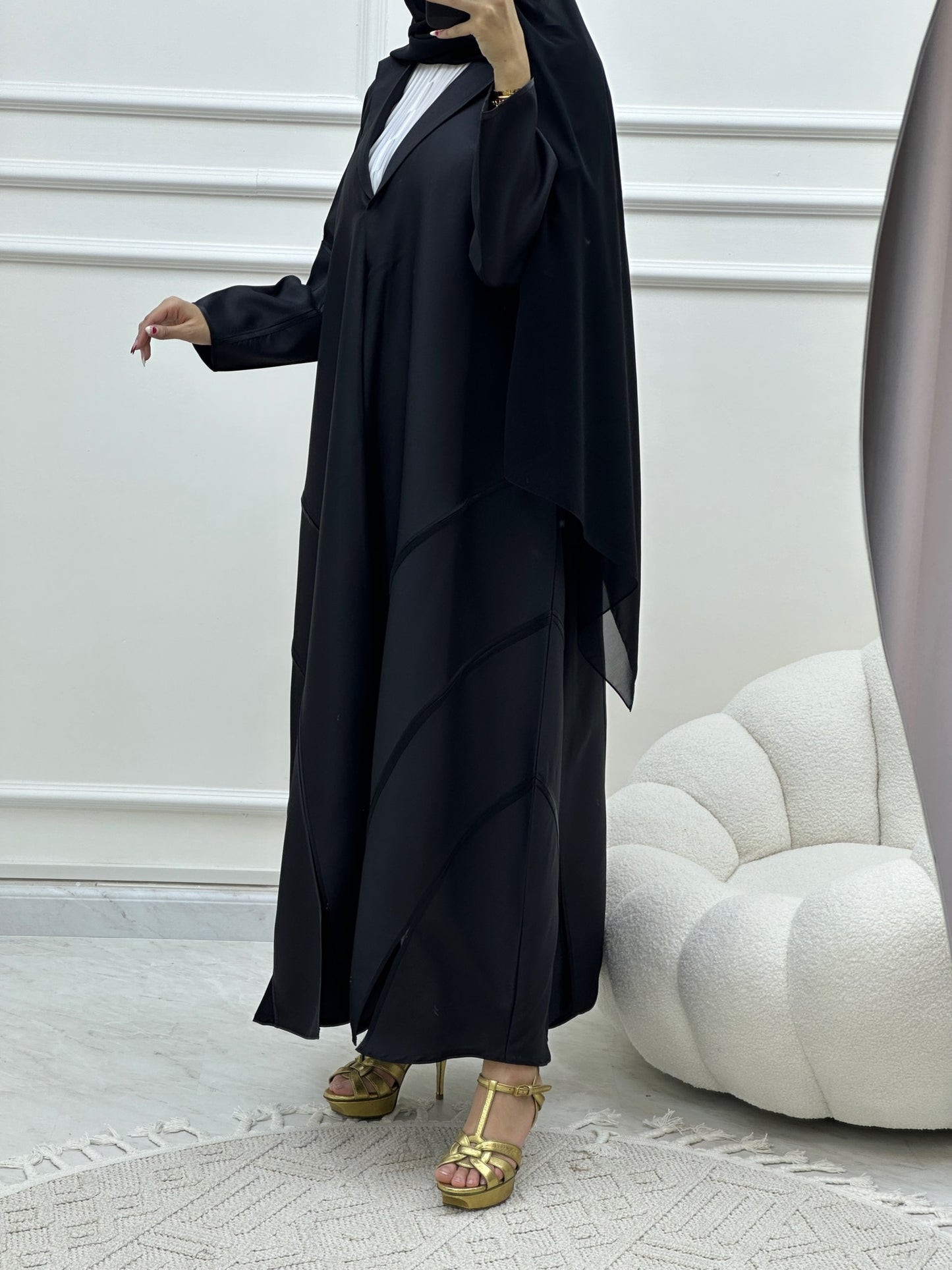 C Ramadan Black Eid Abaya 06