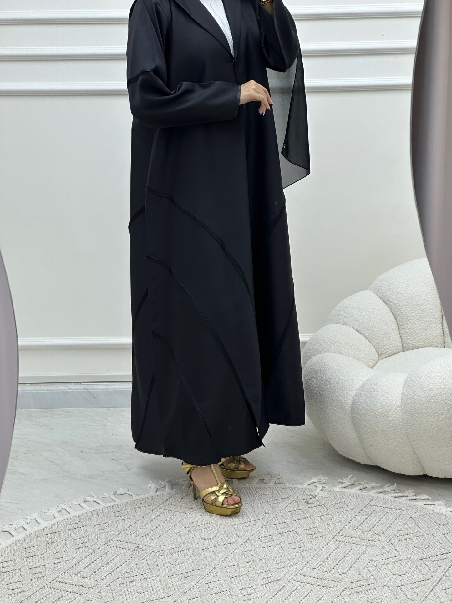 C Ramadan Black Eid Abaya 06