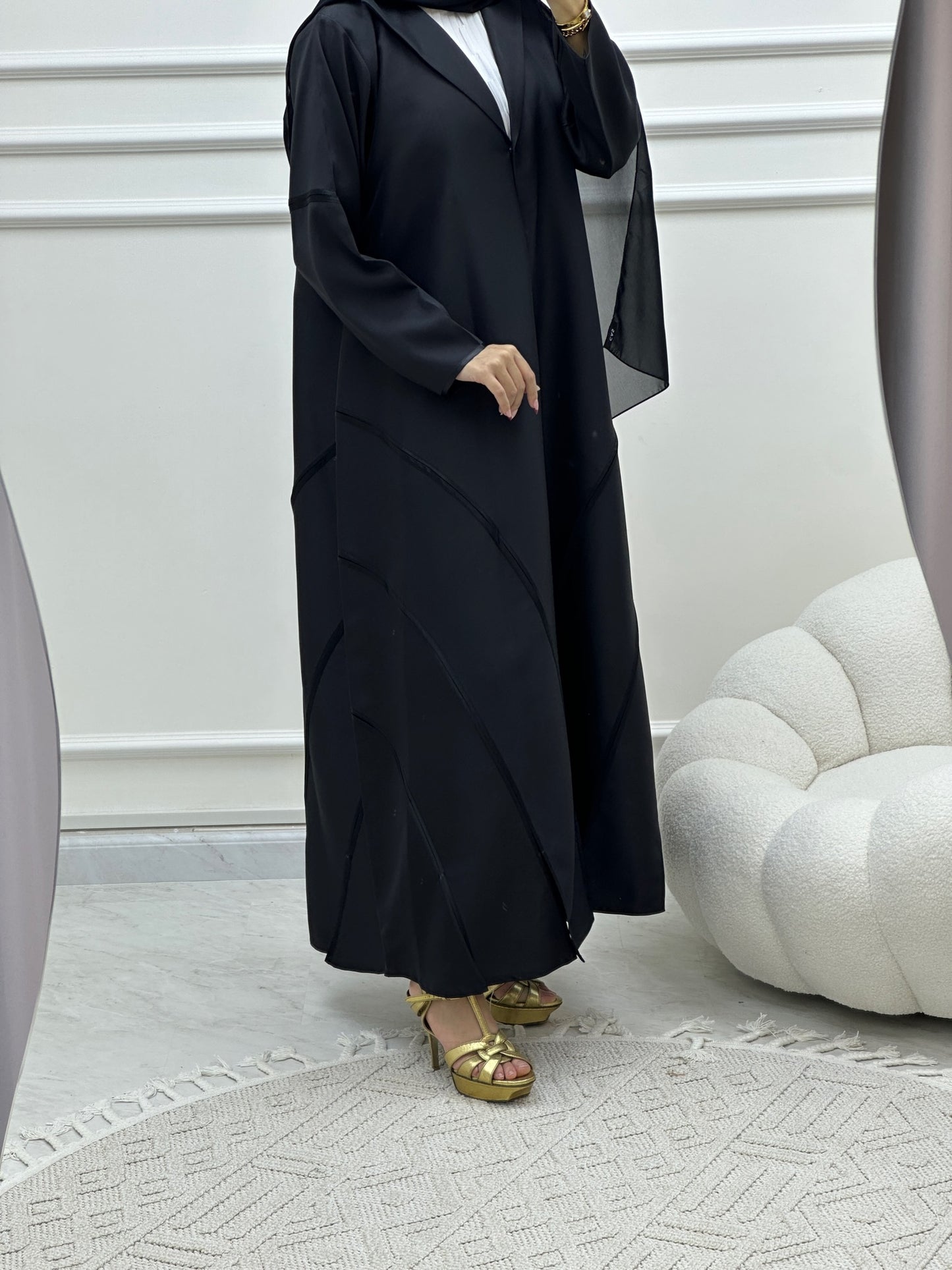 C Ramadan Black Eid Abaya 06