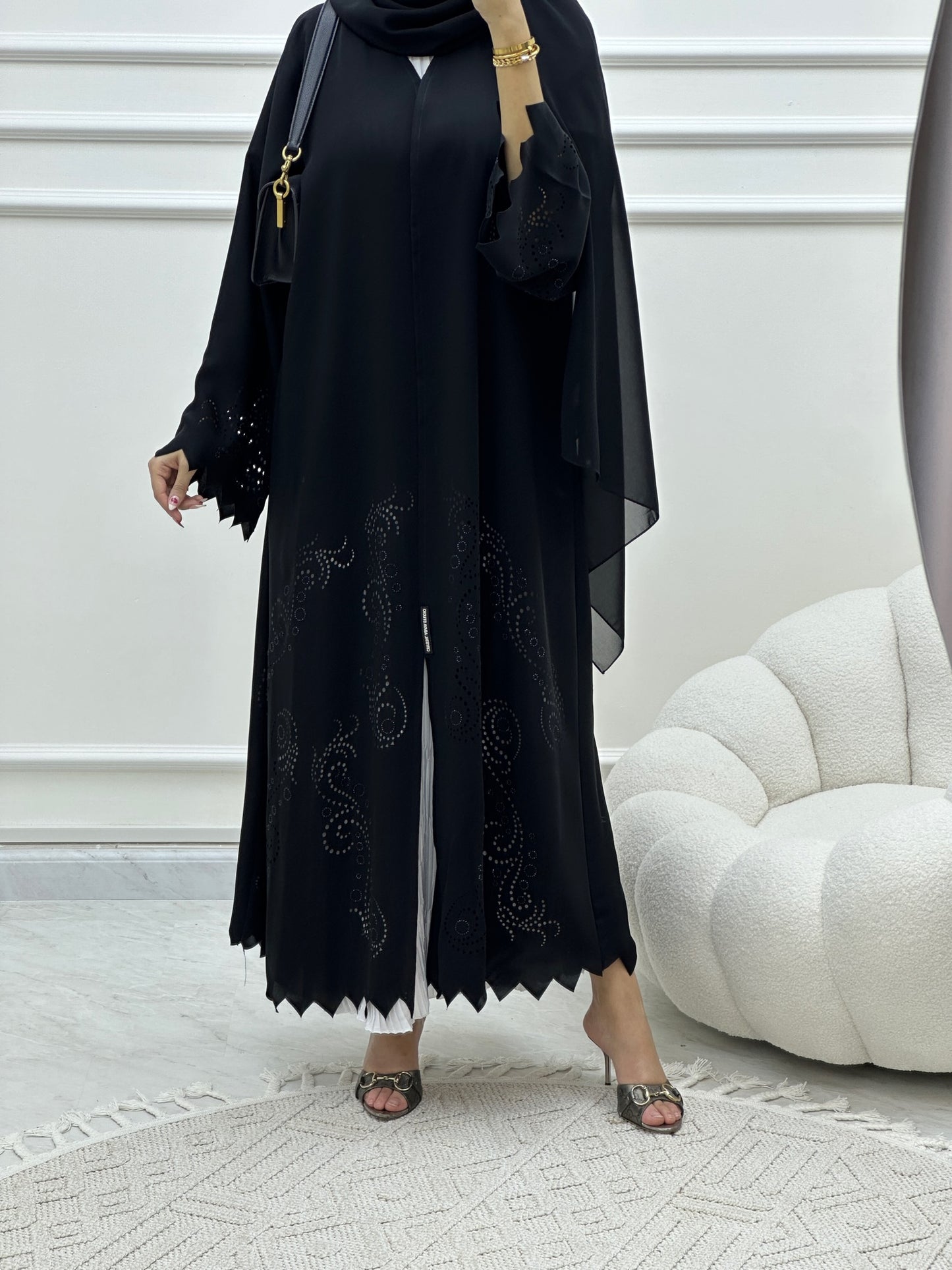 C Ramadan Black Eid Abaya 08