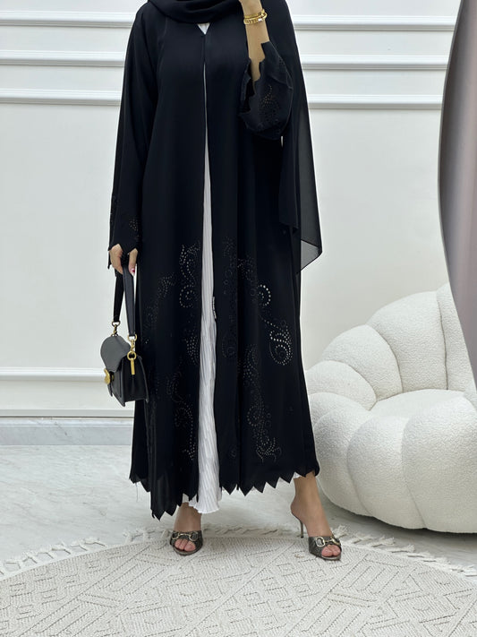 C Ramadan Black Eid Abaya 08