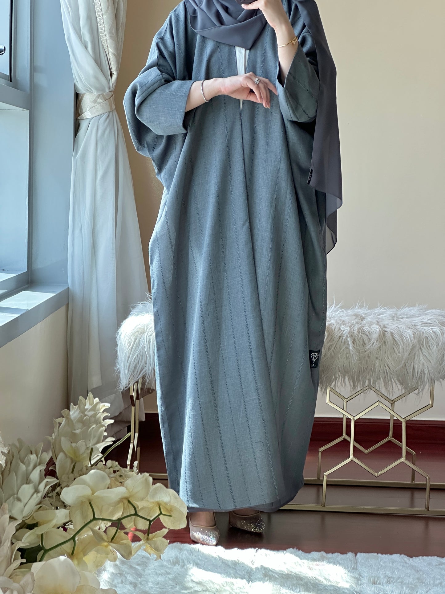 C-Grey-Summer-Linen-Bisht-Abaya-Set