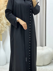 C RTW 0539 Black Work Abaya