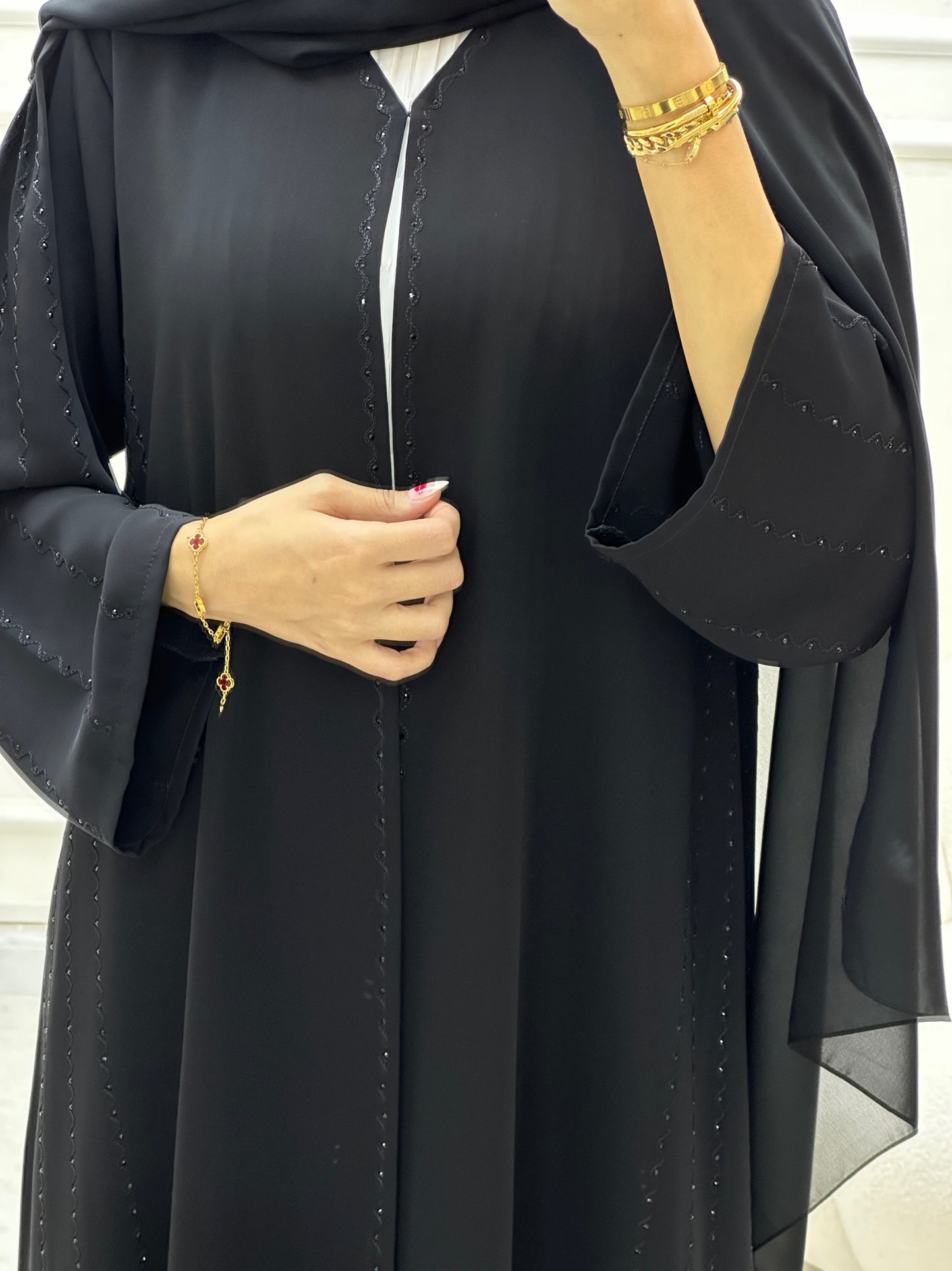 C Ramadan Black Eid Abaya 11