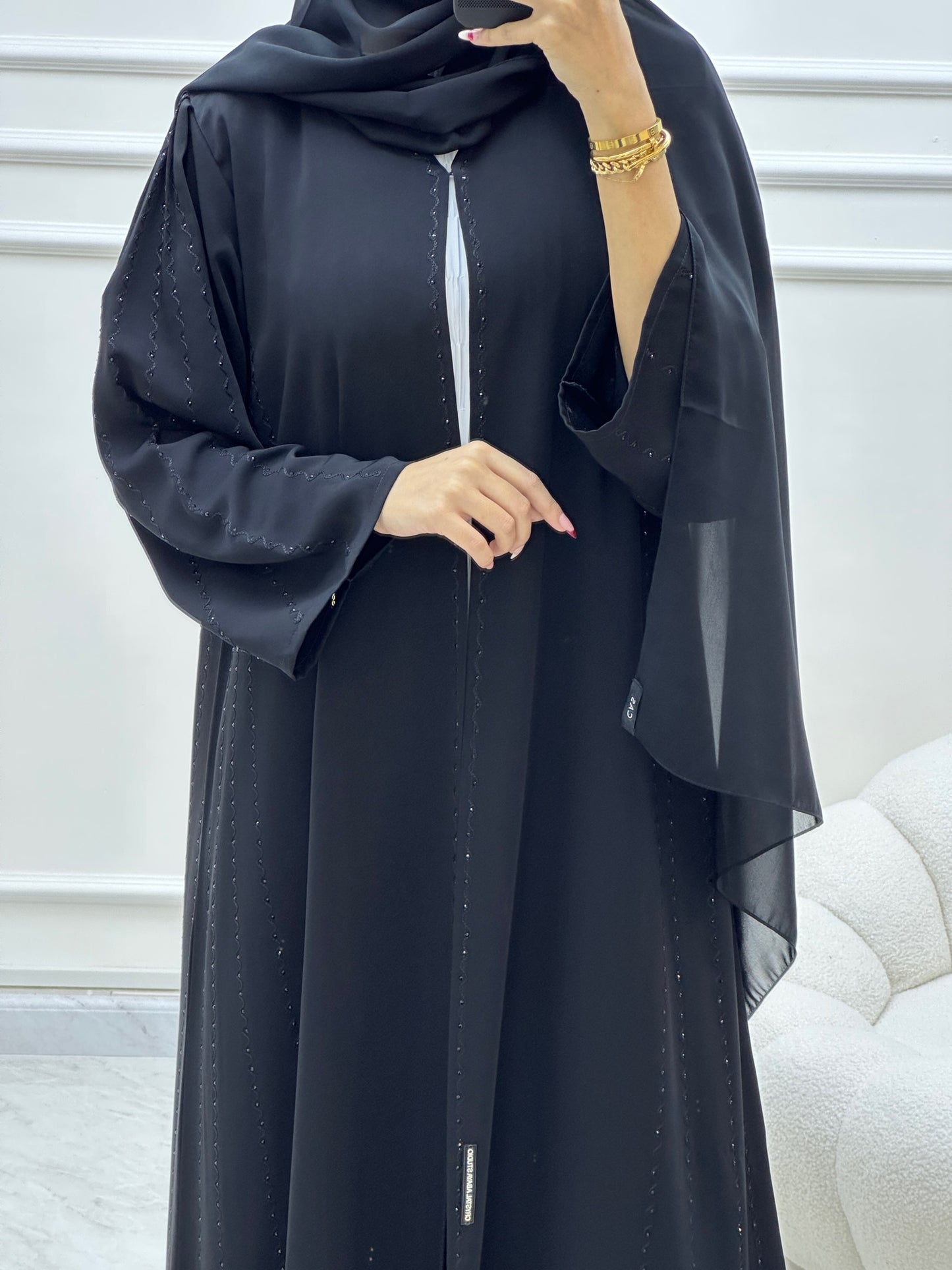 C Ramadan Black Eid Abaya 11