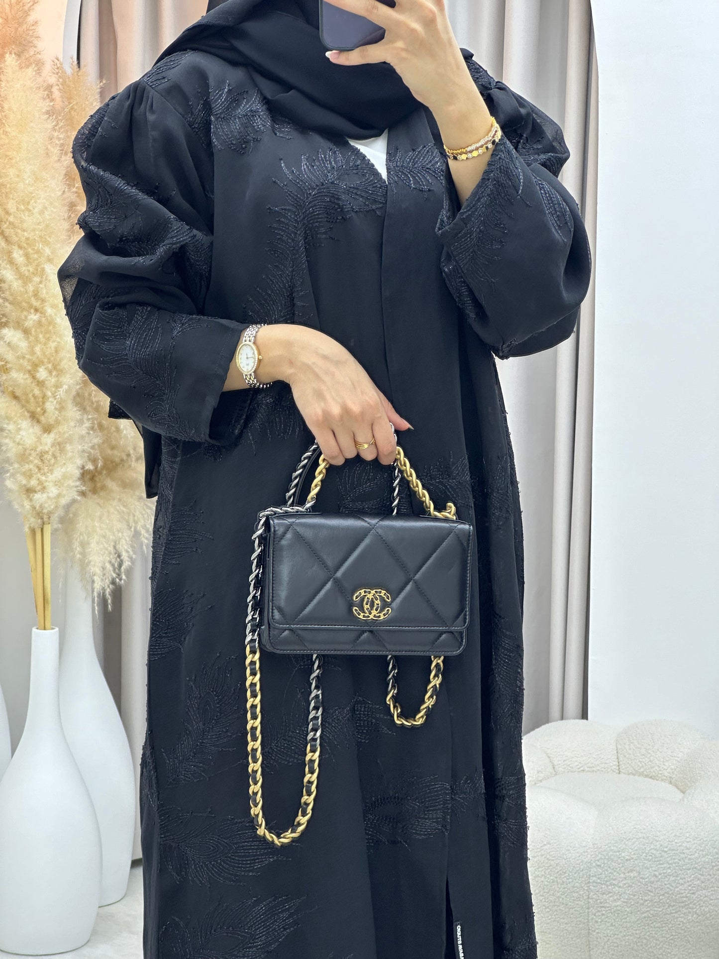 C 0287 Black Abaya