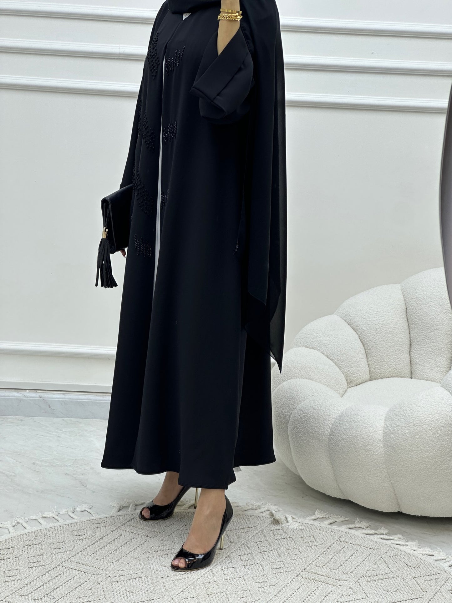 C Ramadan Black Eid Abaya 16