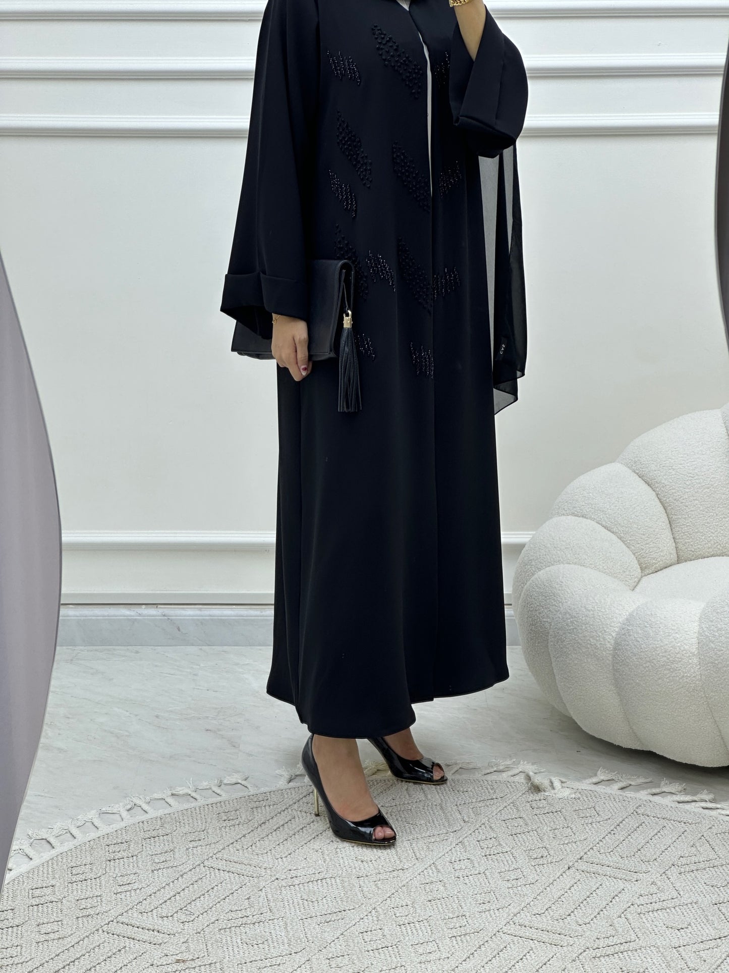 C RTW Ramadan Black Eid Abaya 16