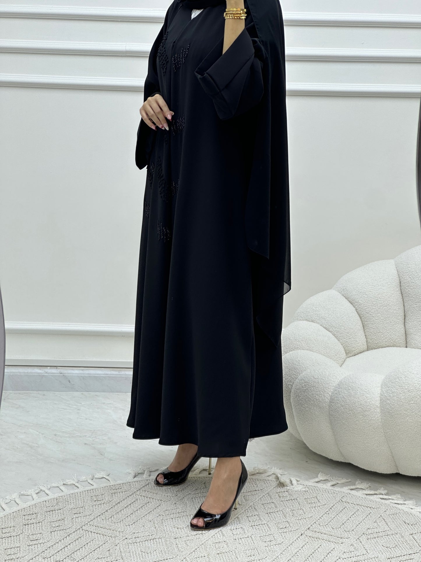 C Ramadan Black Eid Abaya 16