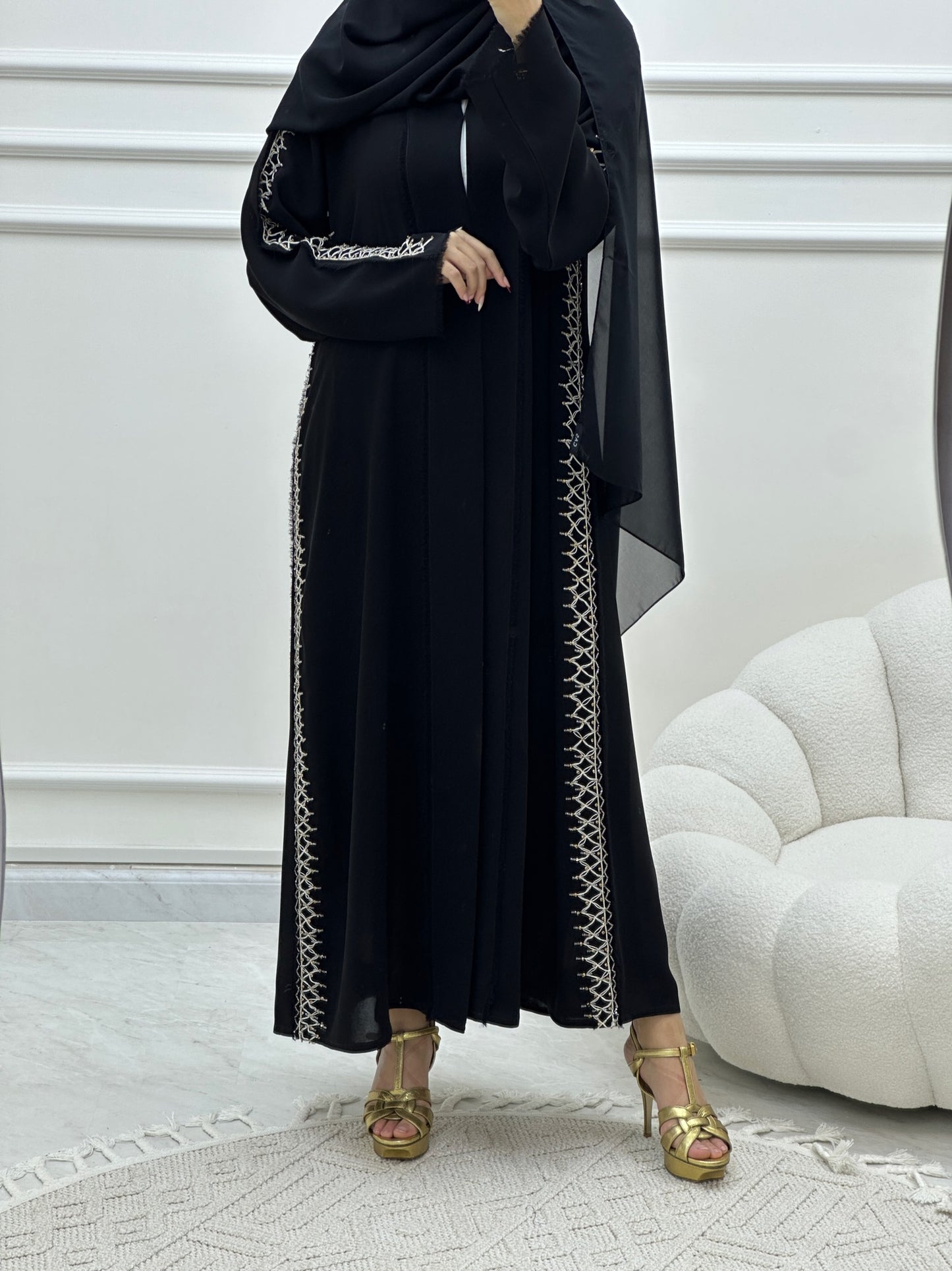 C Ramadan Black Eid Abaya 18