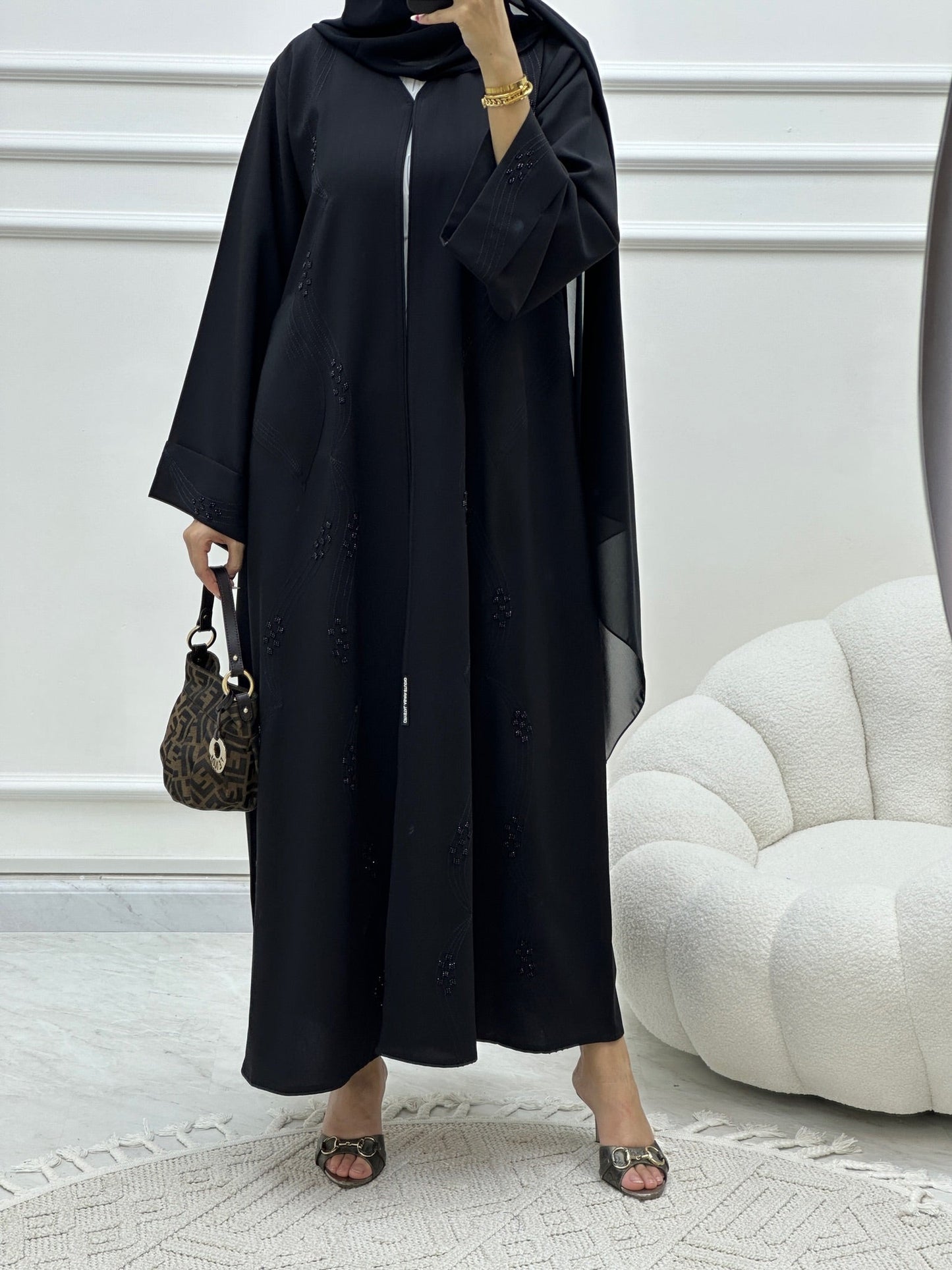 C RTW Ramadan Black Eid Abaya 21