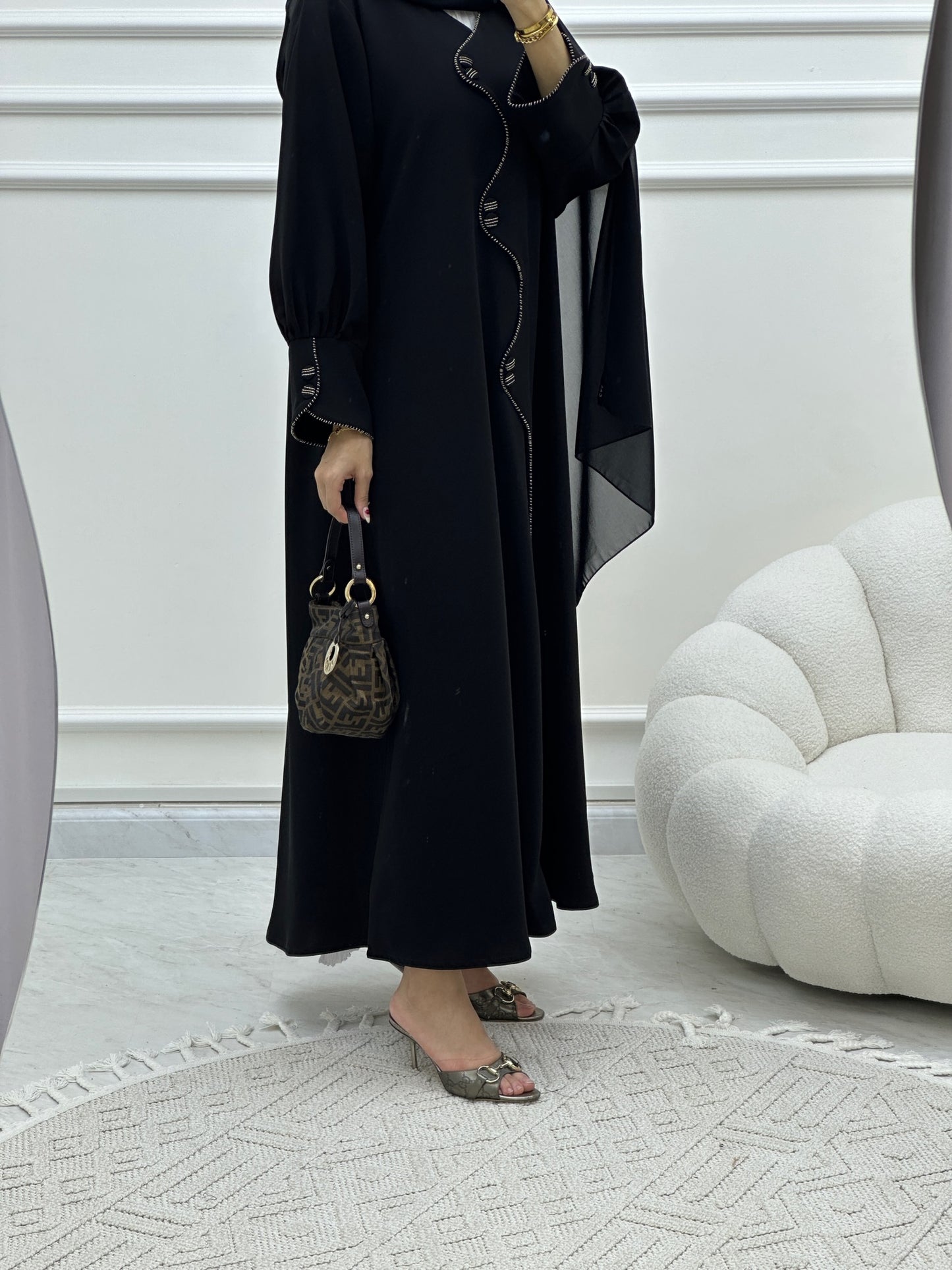 C Ramadan Black Eid Abaya 23