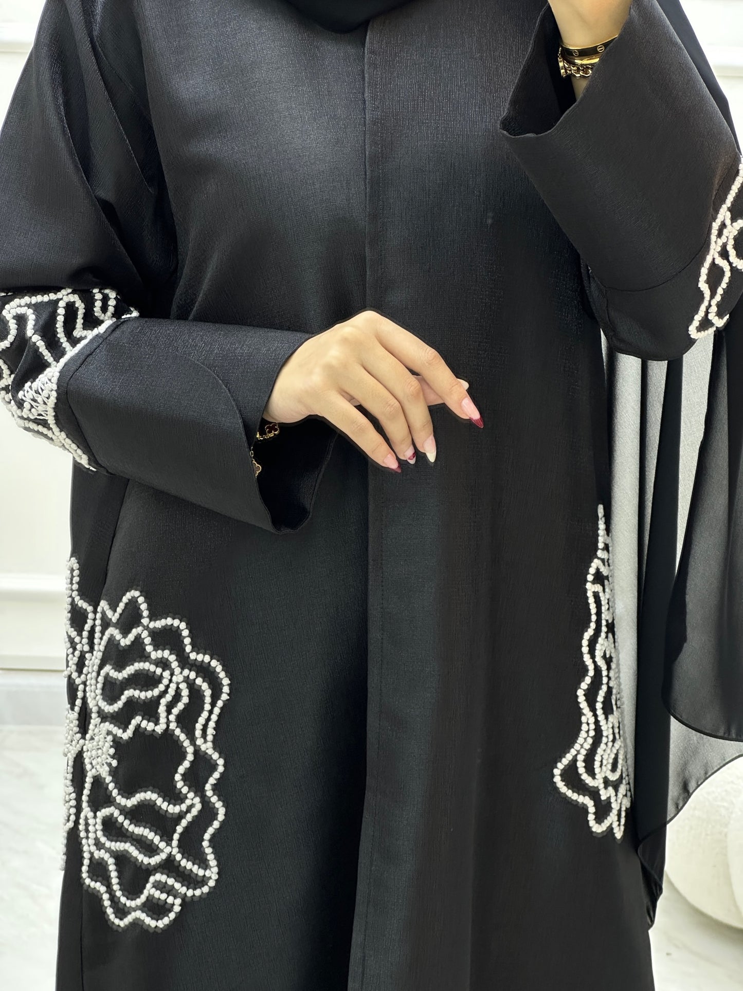 C RTW Ramadan Black Eid Abaya 25