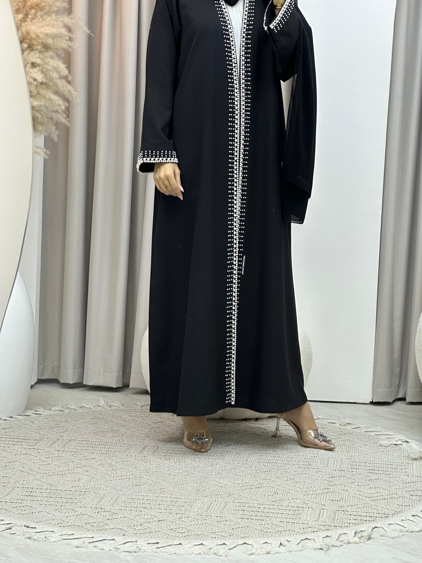 C RTW Ramadan Black Eid Abaya 91