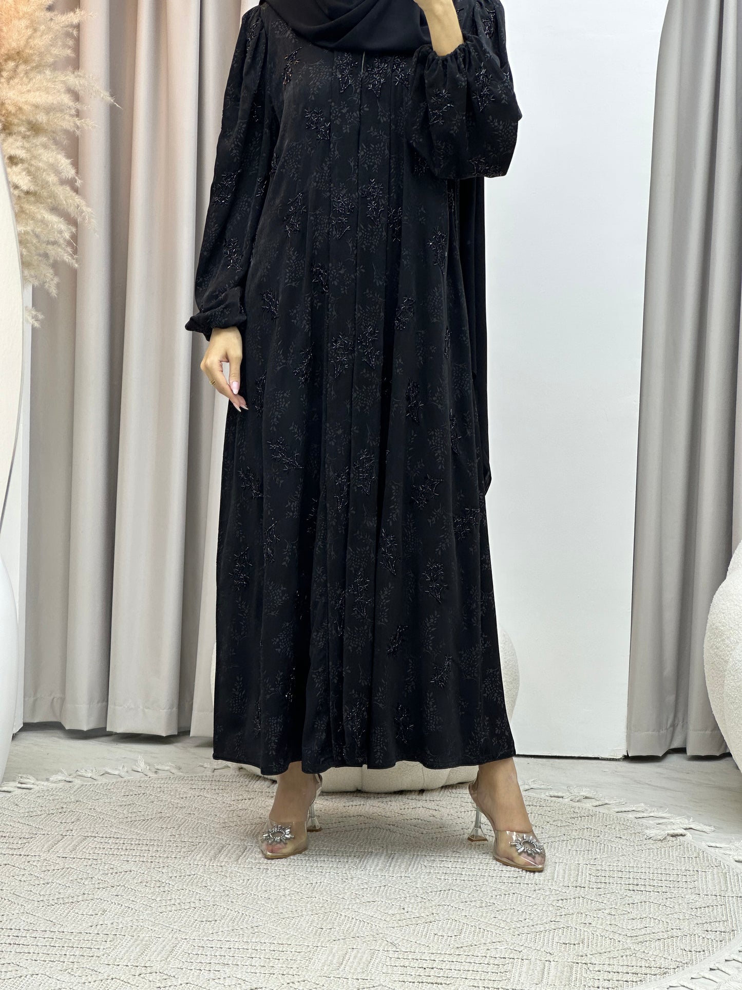 C Ramadan Black Eid Abaya 92