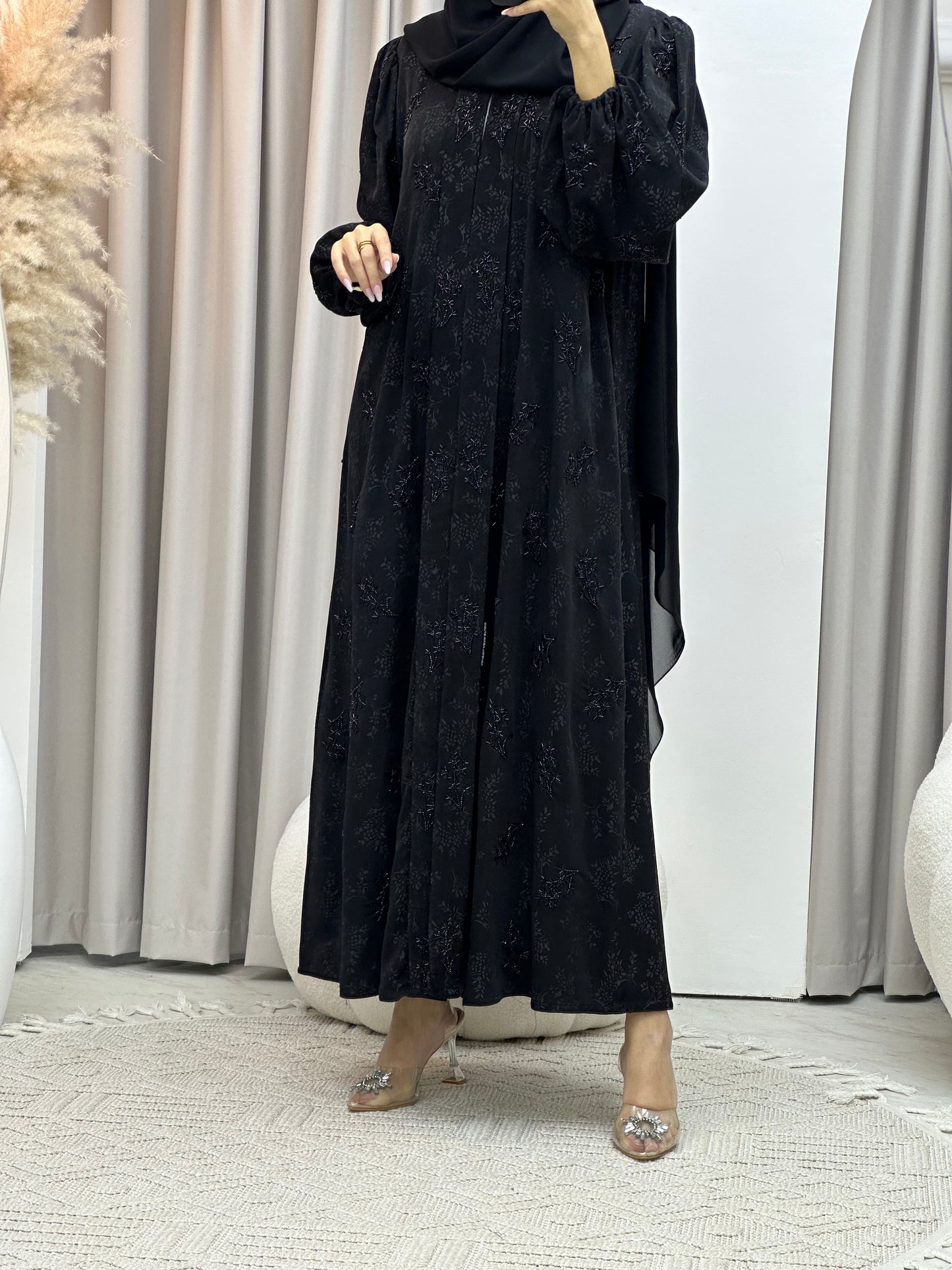 C Ramadan Black Eid Abaya 92