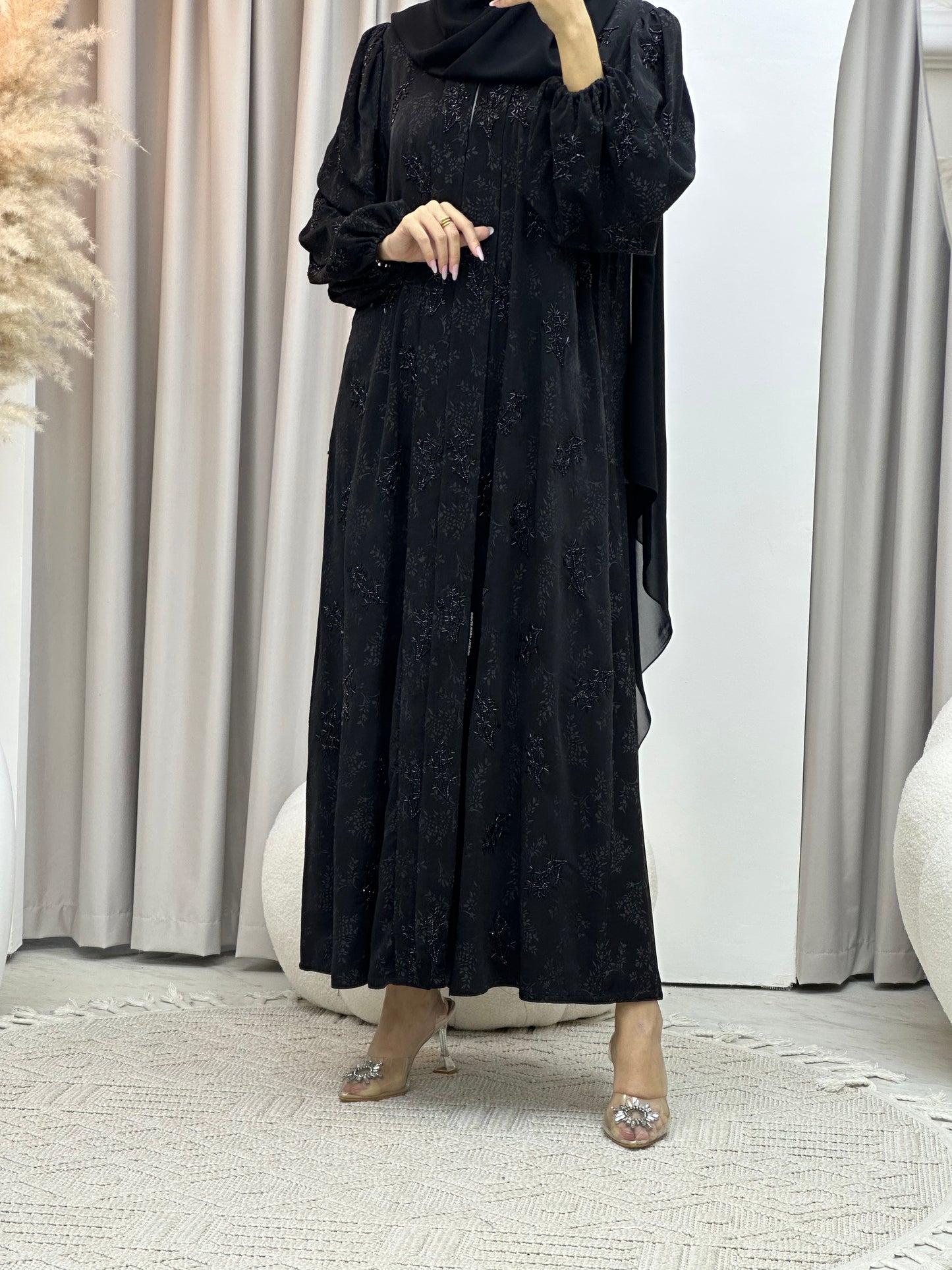 C Ramadan Black Eid Abaya 92