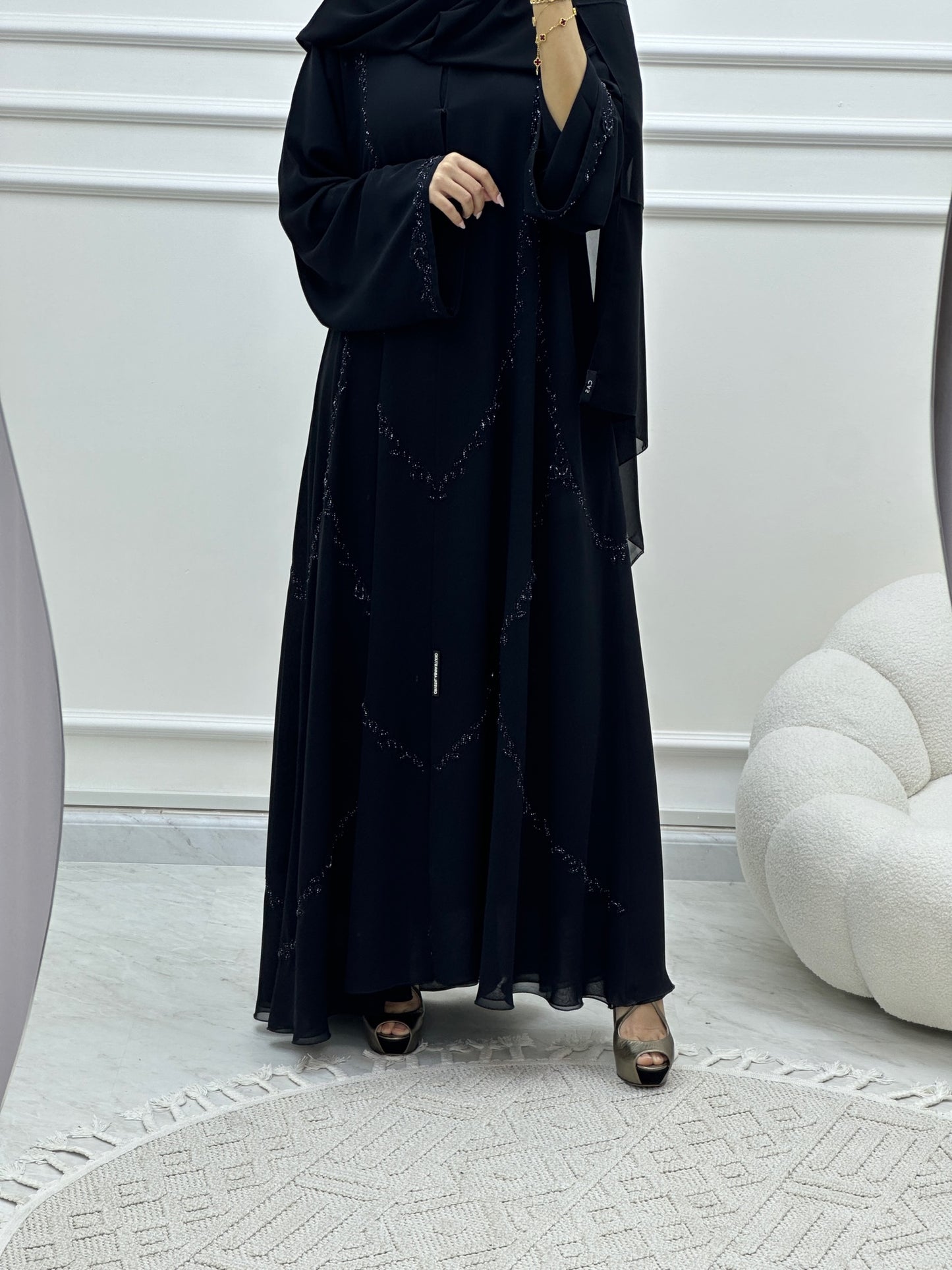 C Ramadan Black Eid Abaya 34