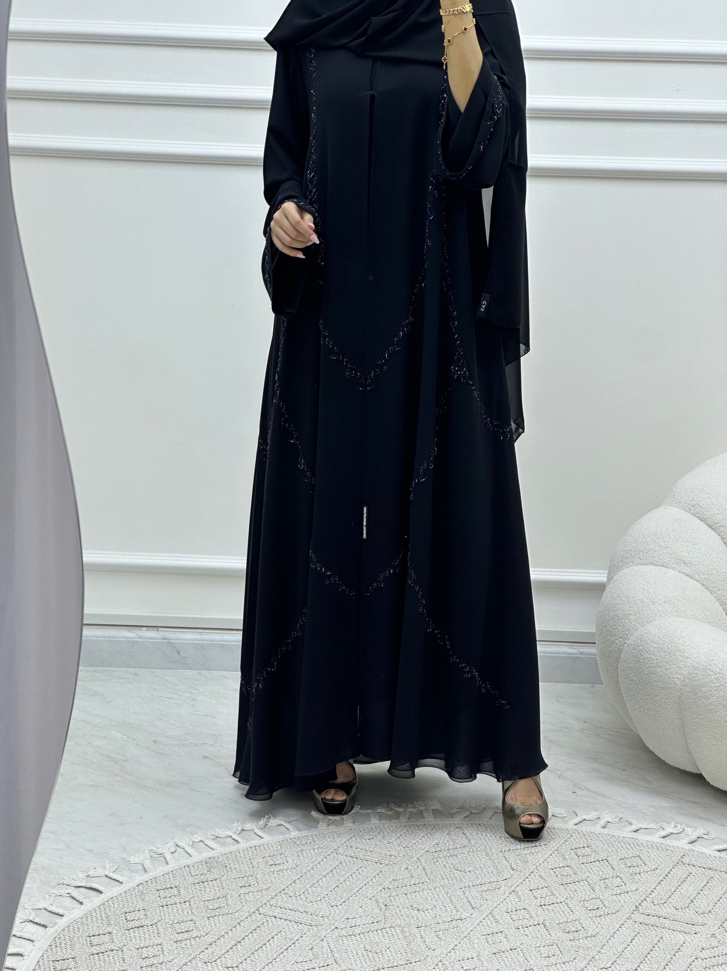 C Ramadan Black Eid Abaya 34