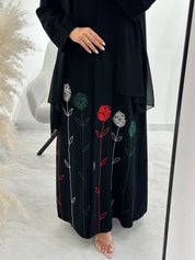 C 1512 Emirati Embroidered Abaya – UAE National Day Exclusive Design