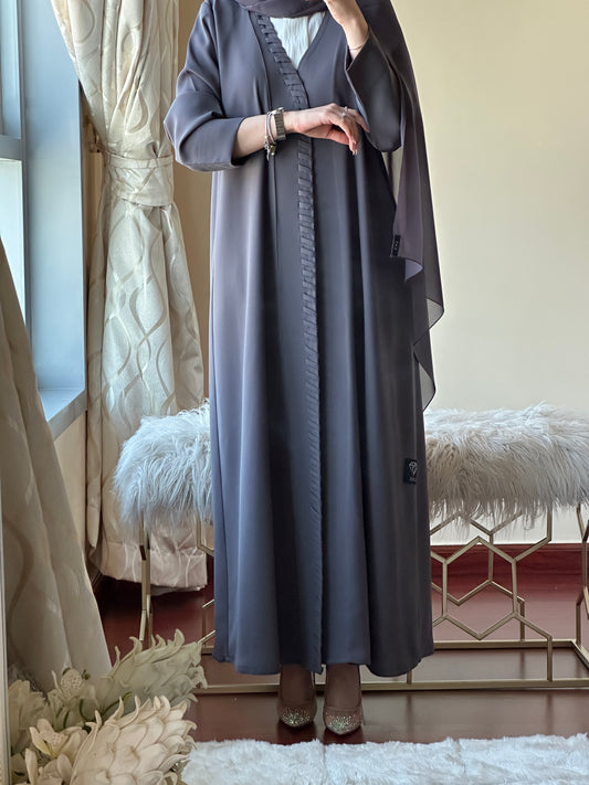 C-Dark-Grey-Crepe-Summer-Abaya-Set