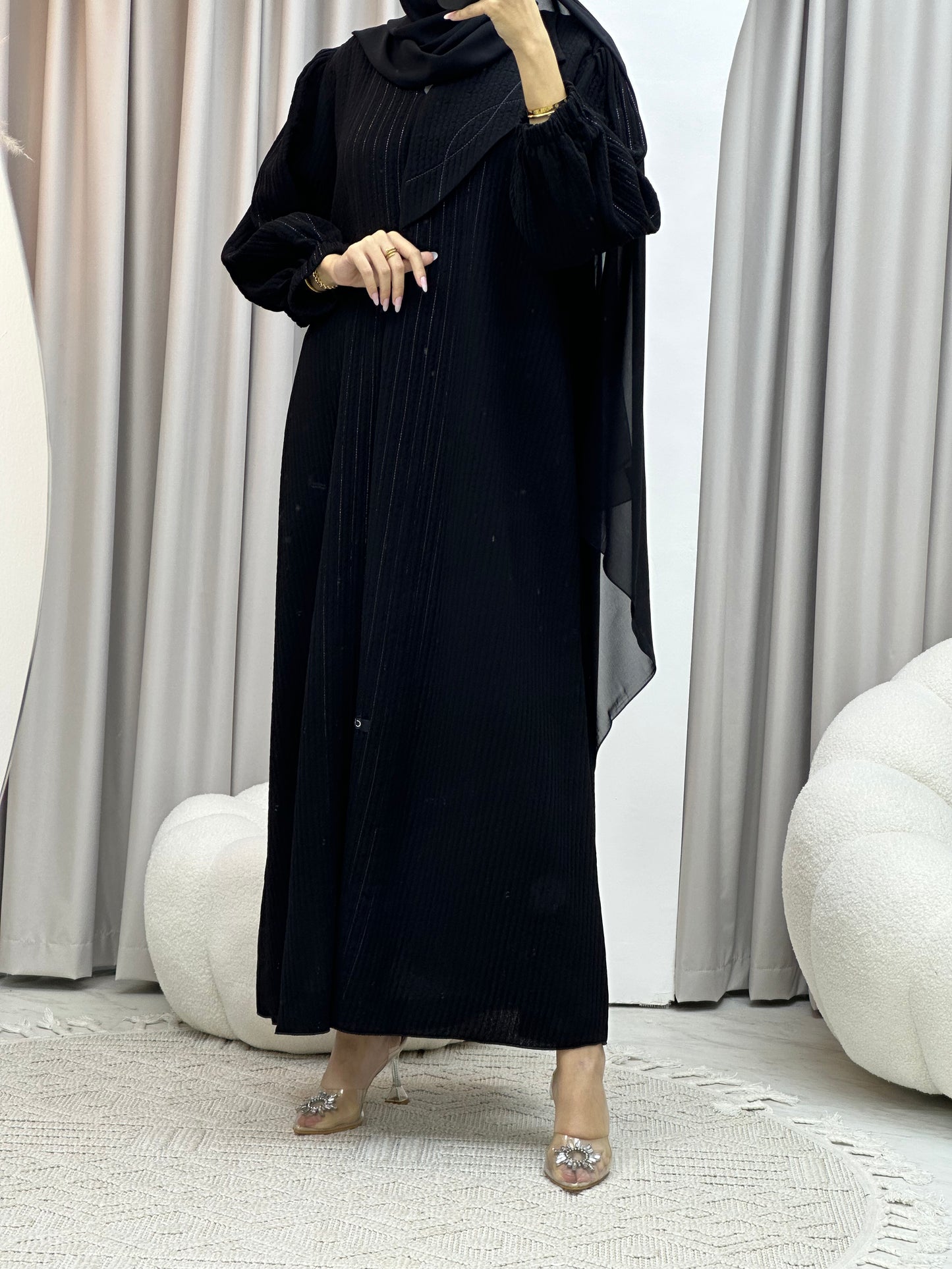 C Ramadan Black Eid Abaya 93