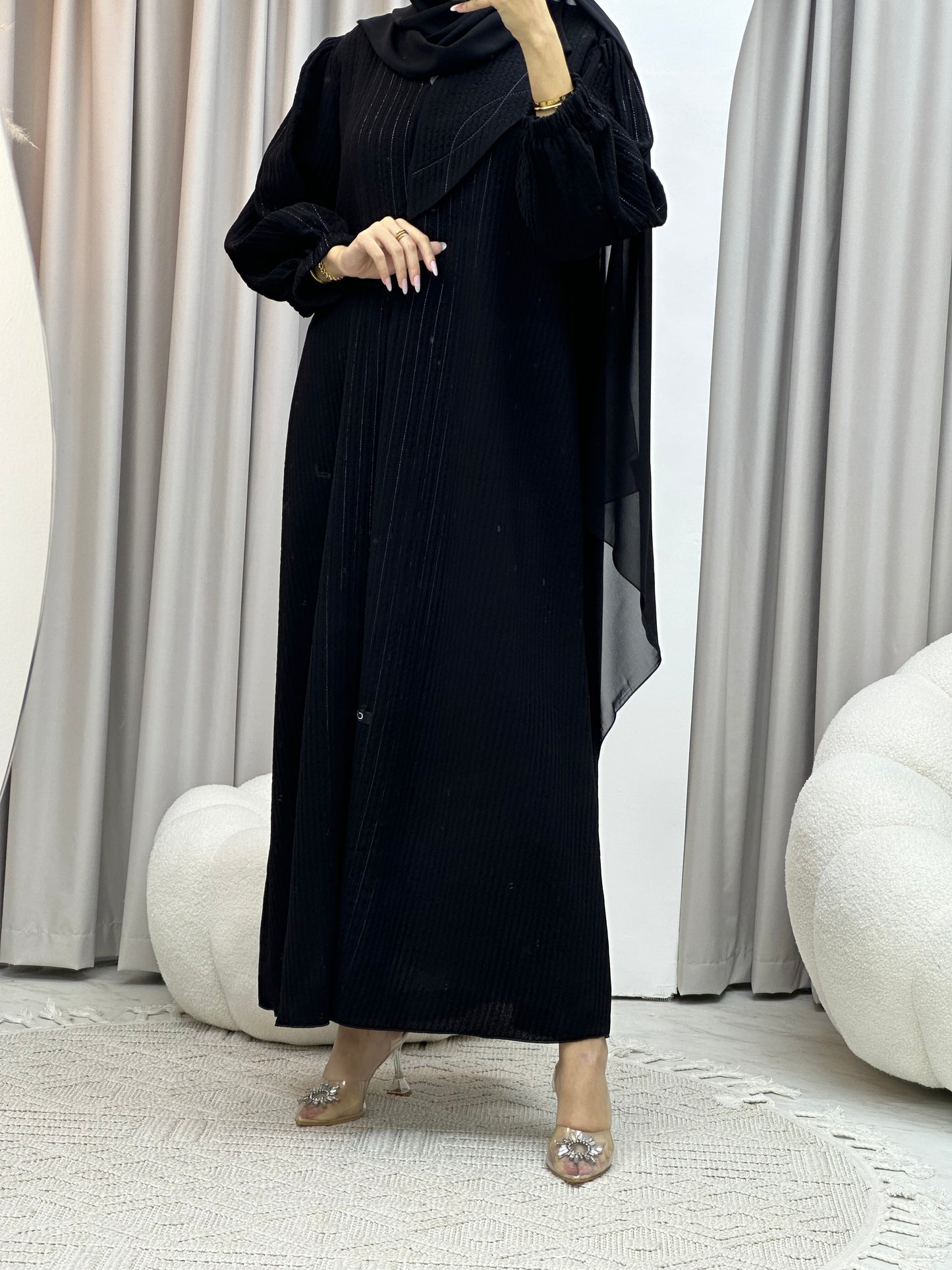 C Ramadan Black Eid Abaya 93