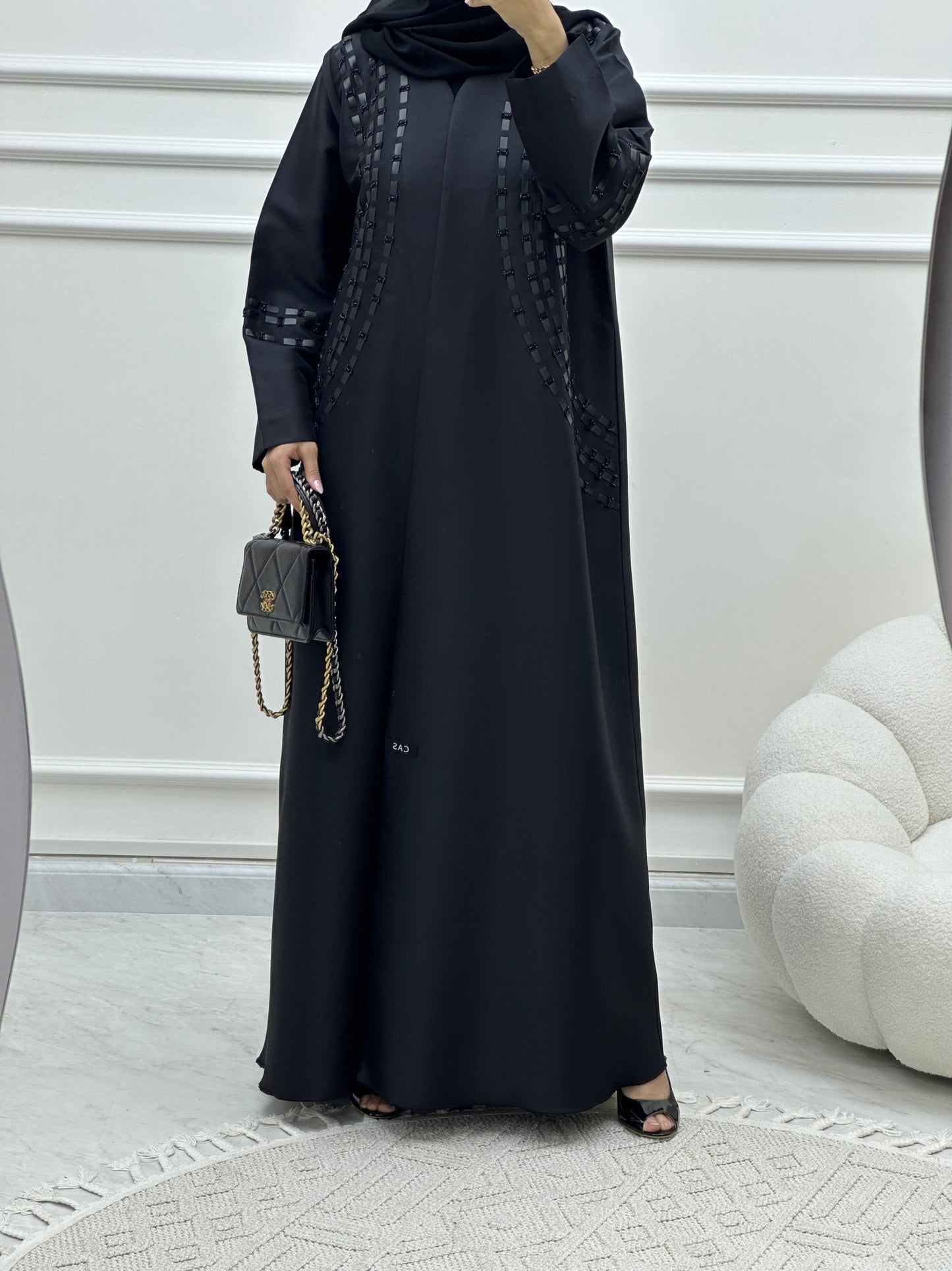 C Ramadan Black Eid Abaya 36