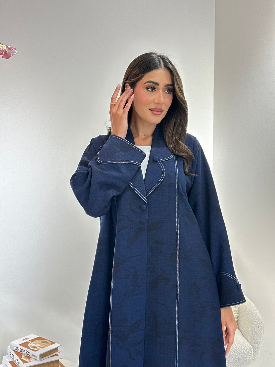 Ramadan Charcoal-Blue abayah