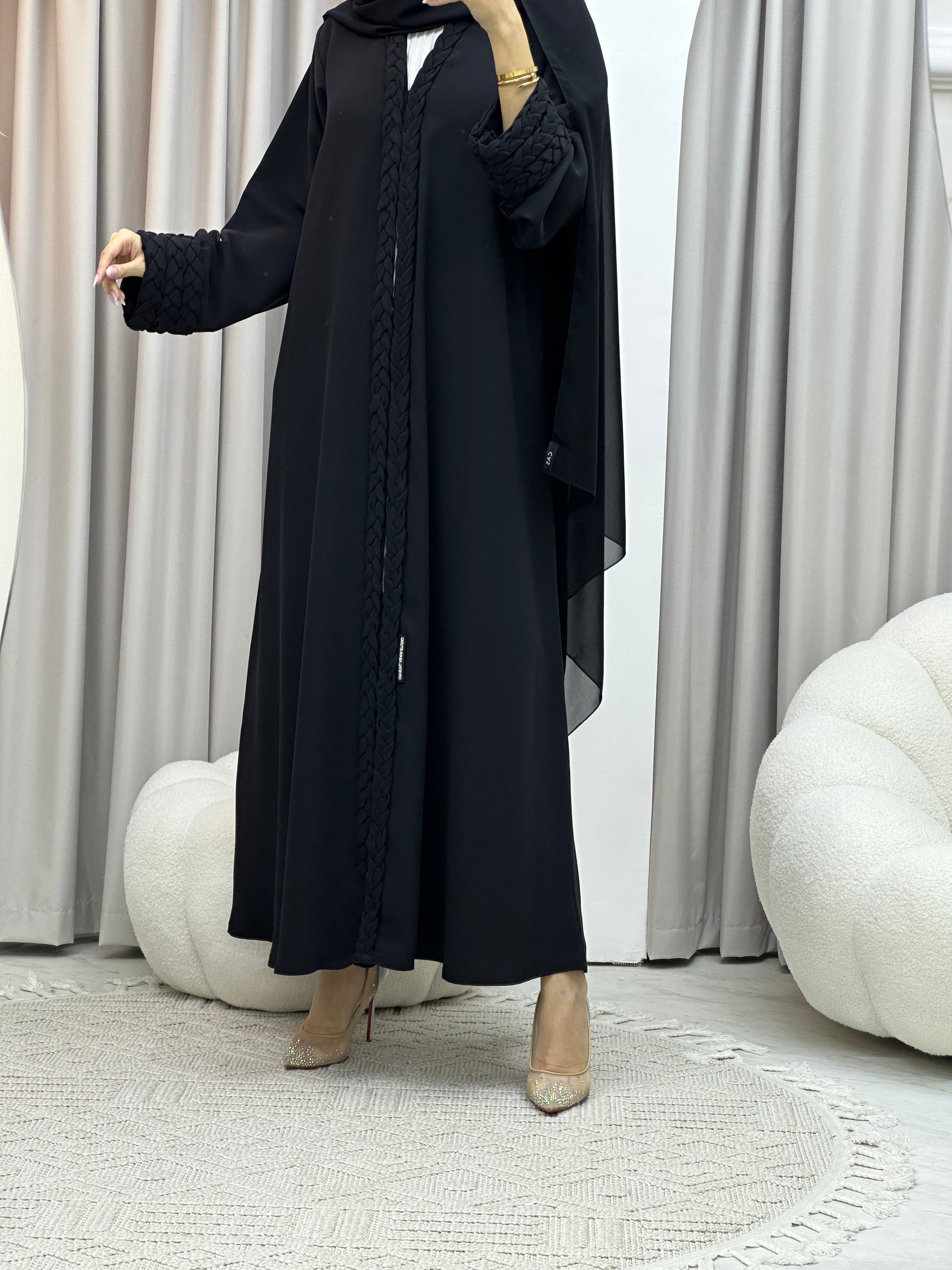 C Ramadan Black Eid Abaya 95
