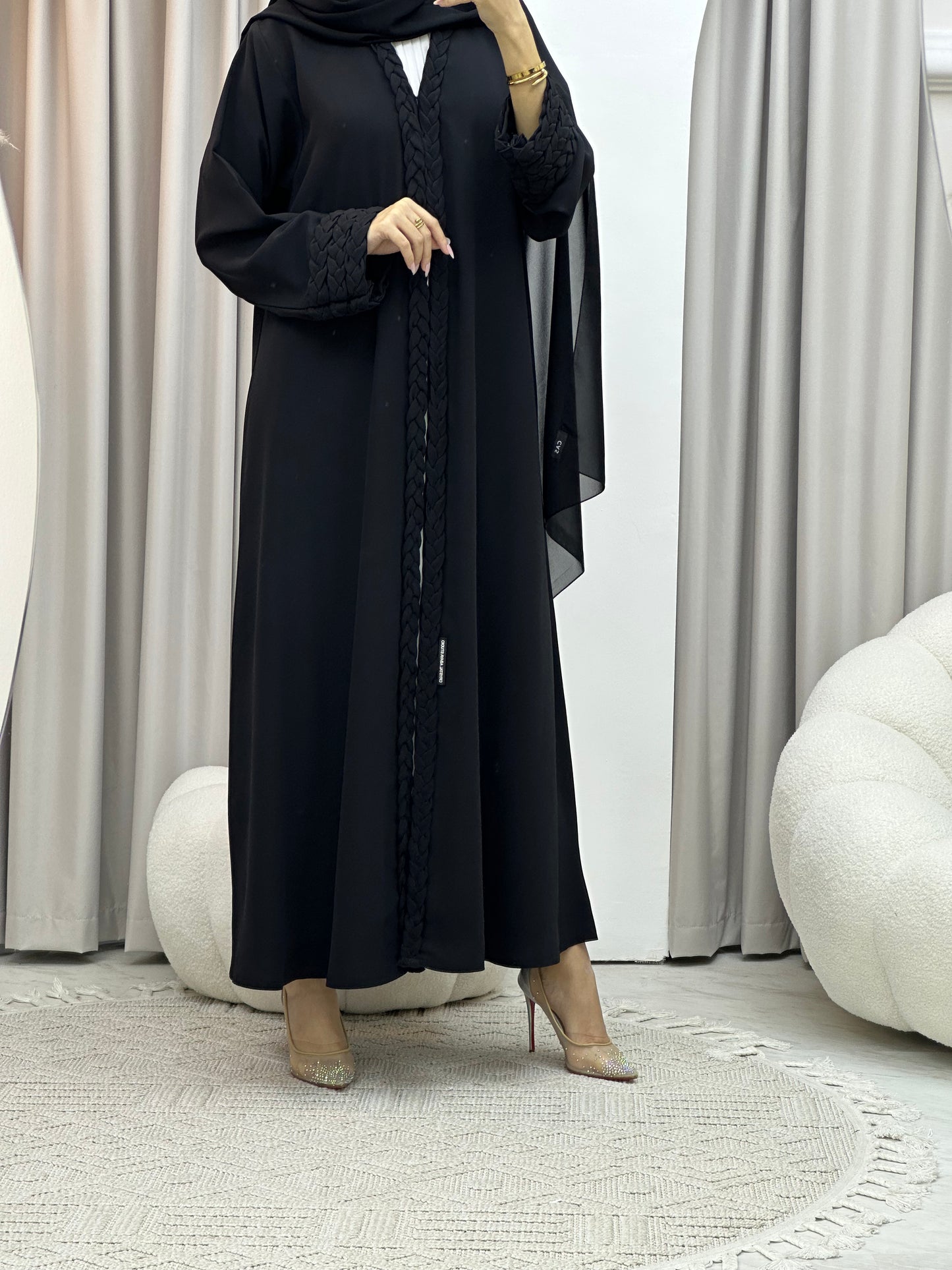 C Ramadan Black Eid Abaya 95