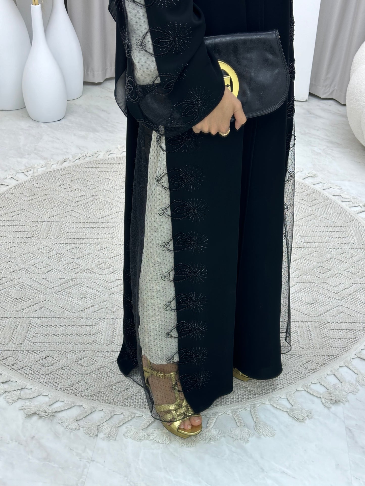 C 0122 Black Nada Abaya