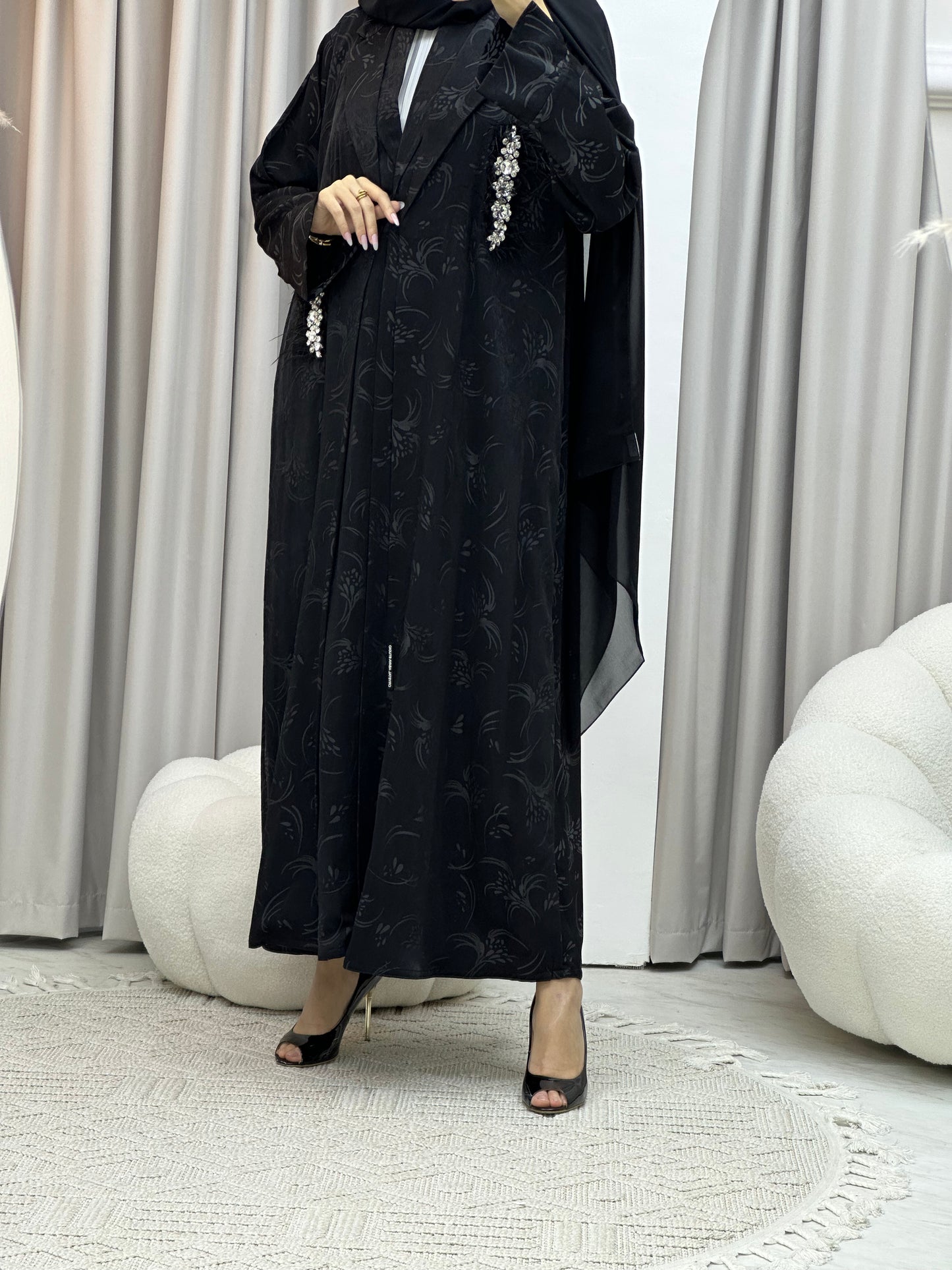 C Ramadan Black Eid Abaya 97