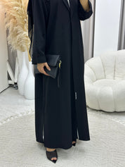 C RTW 0554 Black Work Abaya