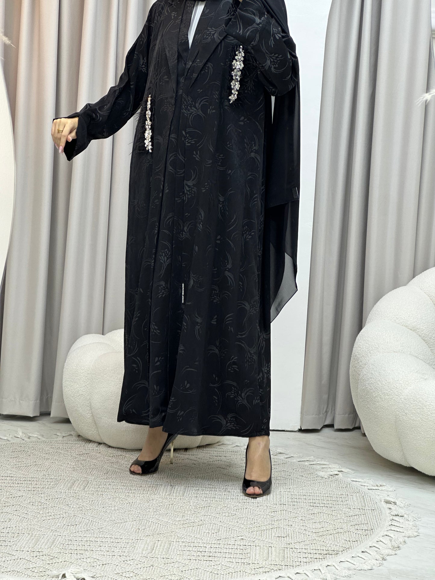 C Ramadan Black Eid Abaya 97