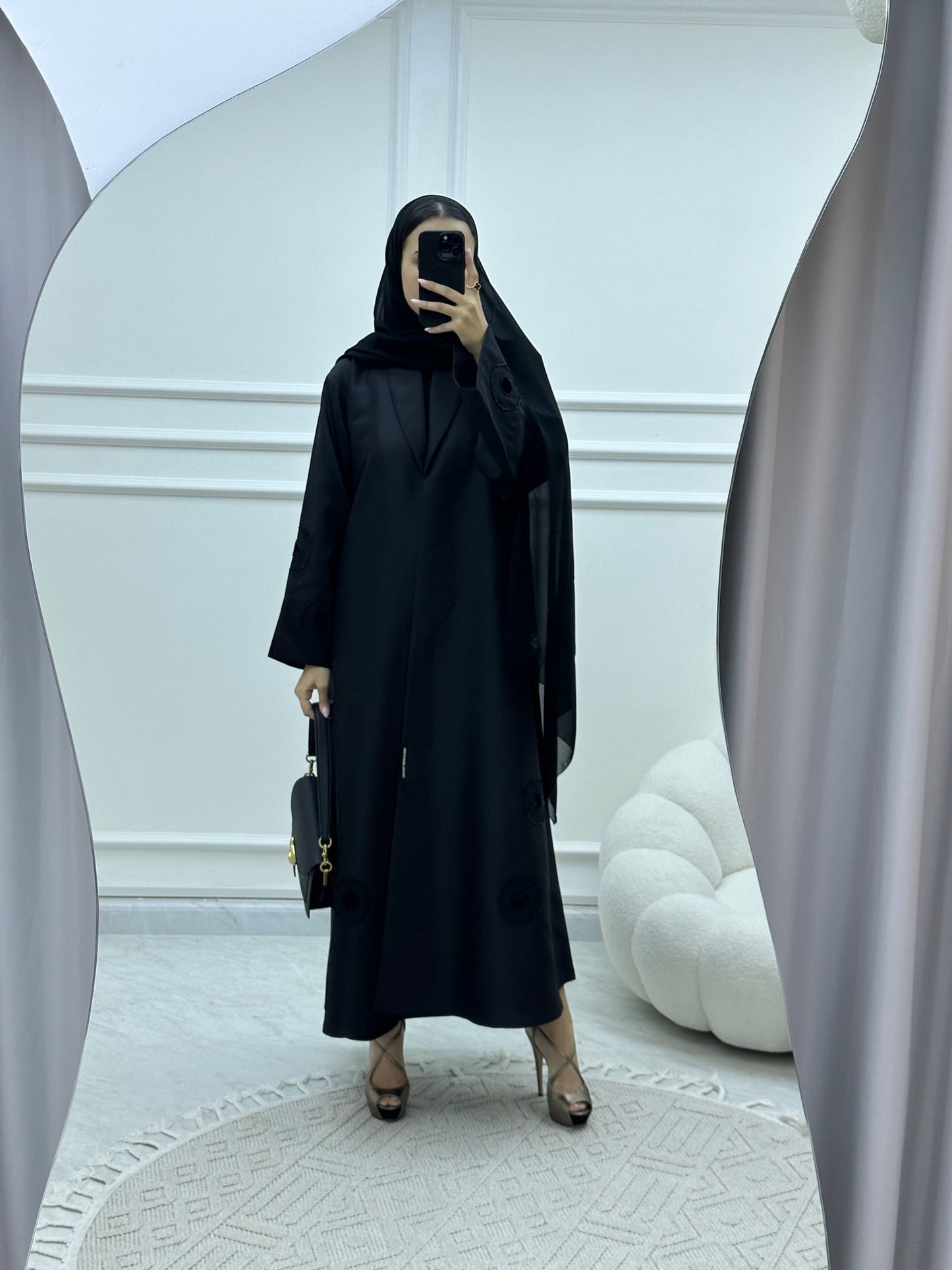 C RTW Ramadan Black Eid Abaya 41