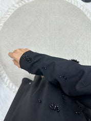 C RTW 0554 Black Work Abaya