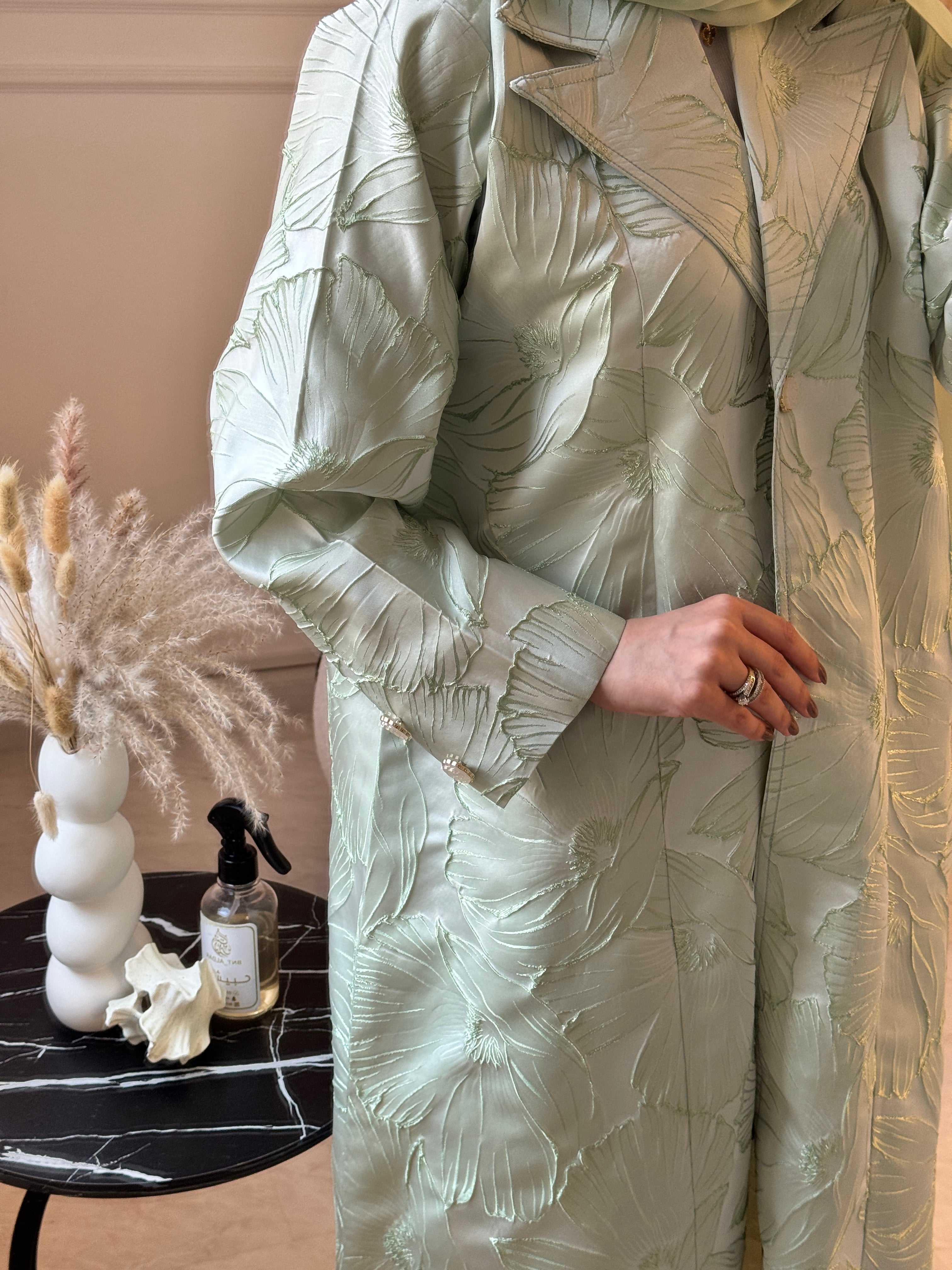 C 0622 Tea Green Abaya