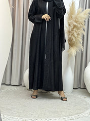 C Black Work Abaya 186