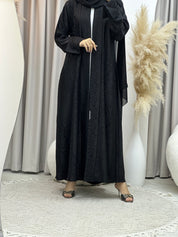 C Black Work Abaya 186