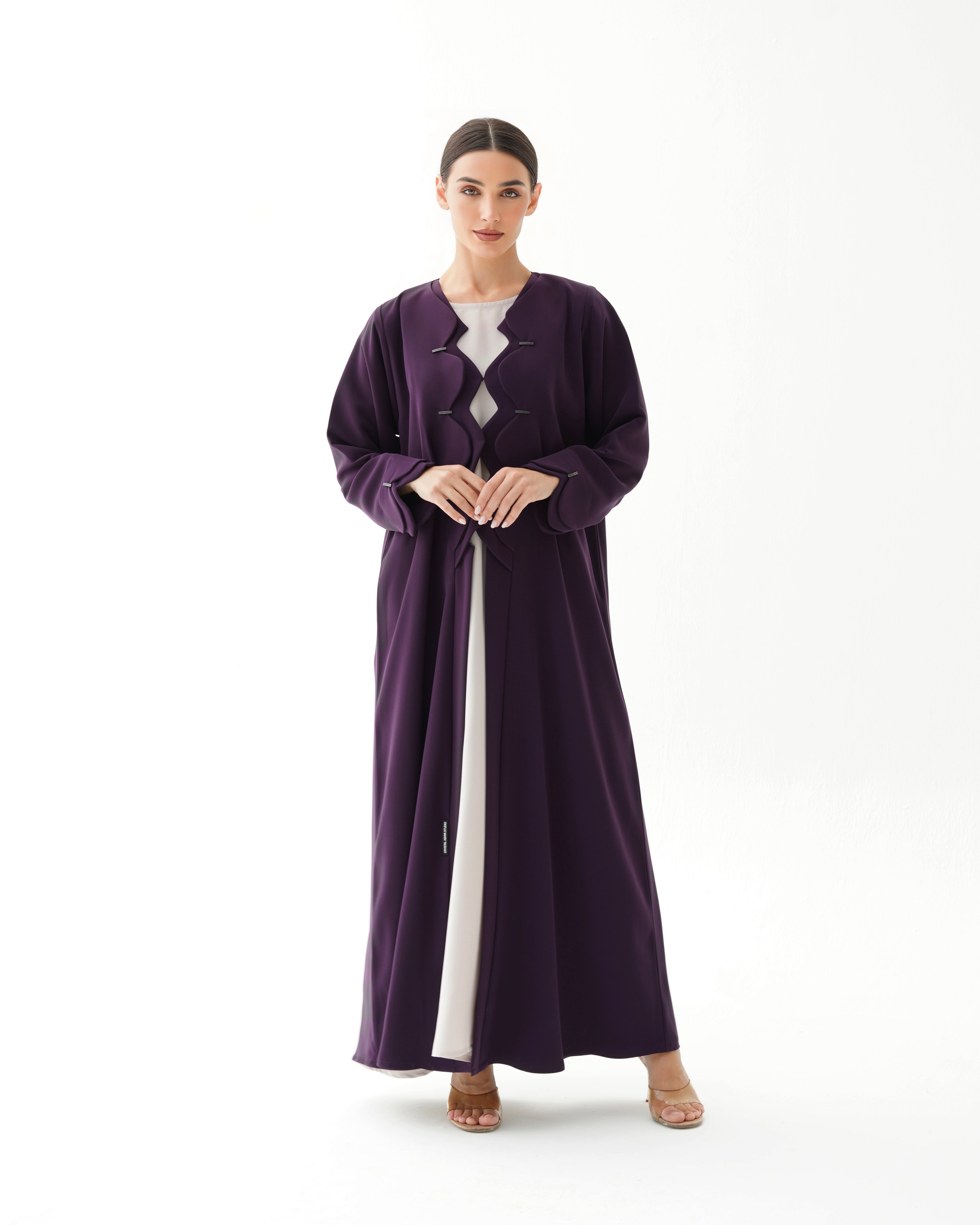 C 1476 Indigo Abaya