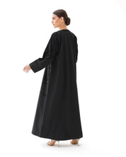 C 1477 Black Beaded Abaya