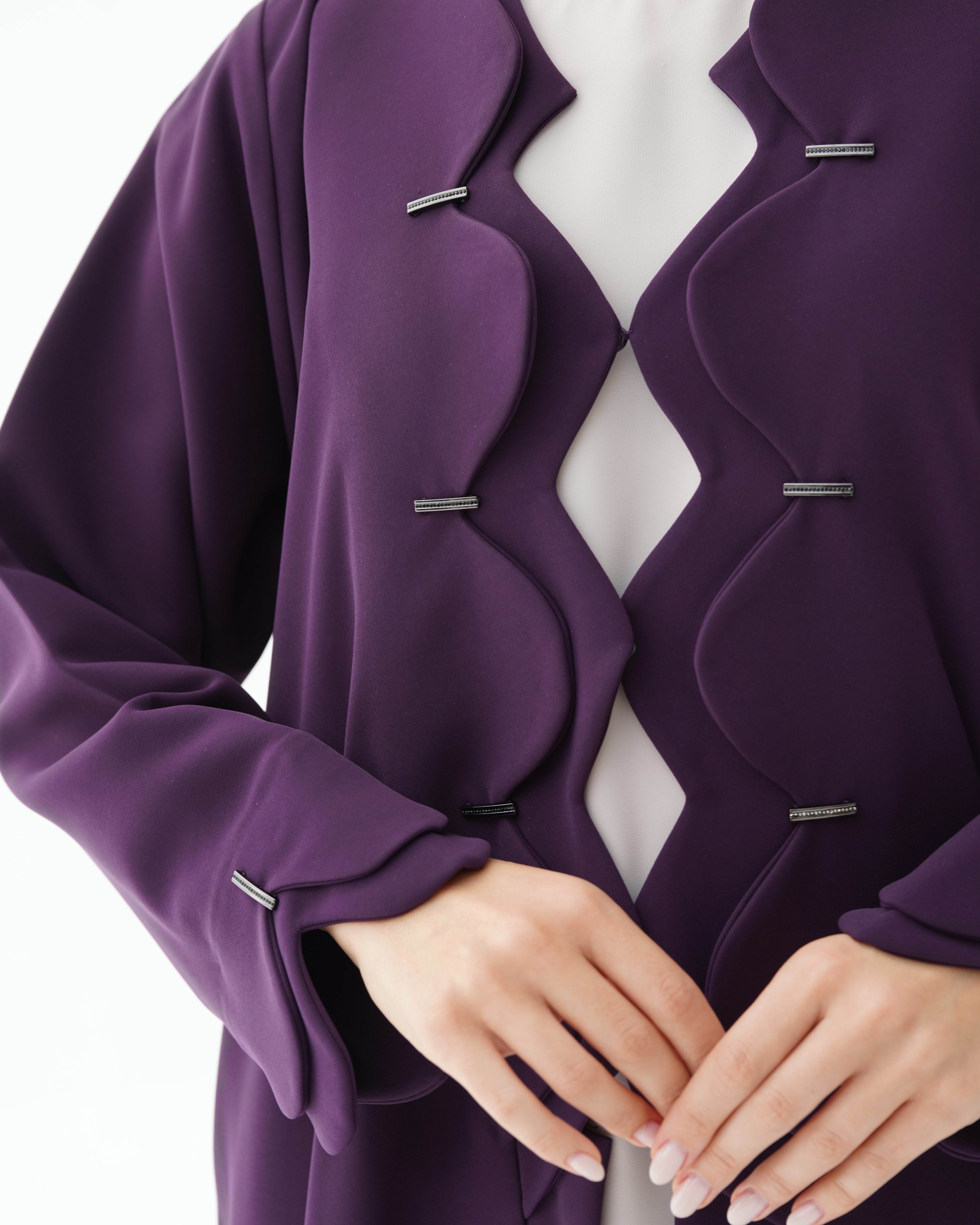 C 1476 Indigo Abaya