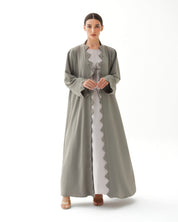 C 1482 Pistachio Green Abaya