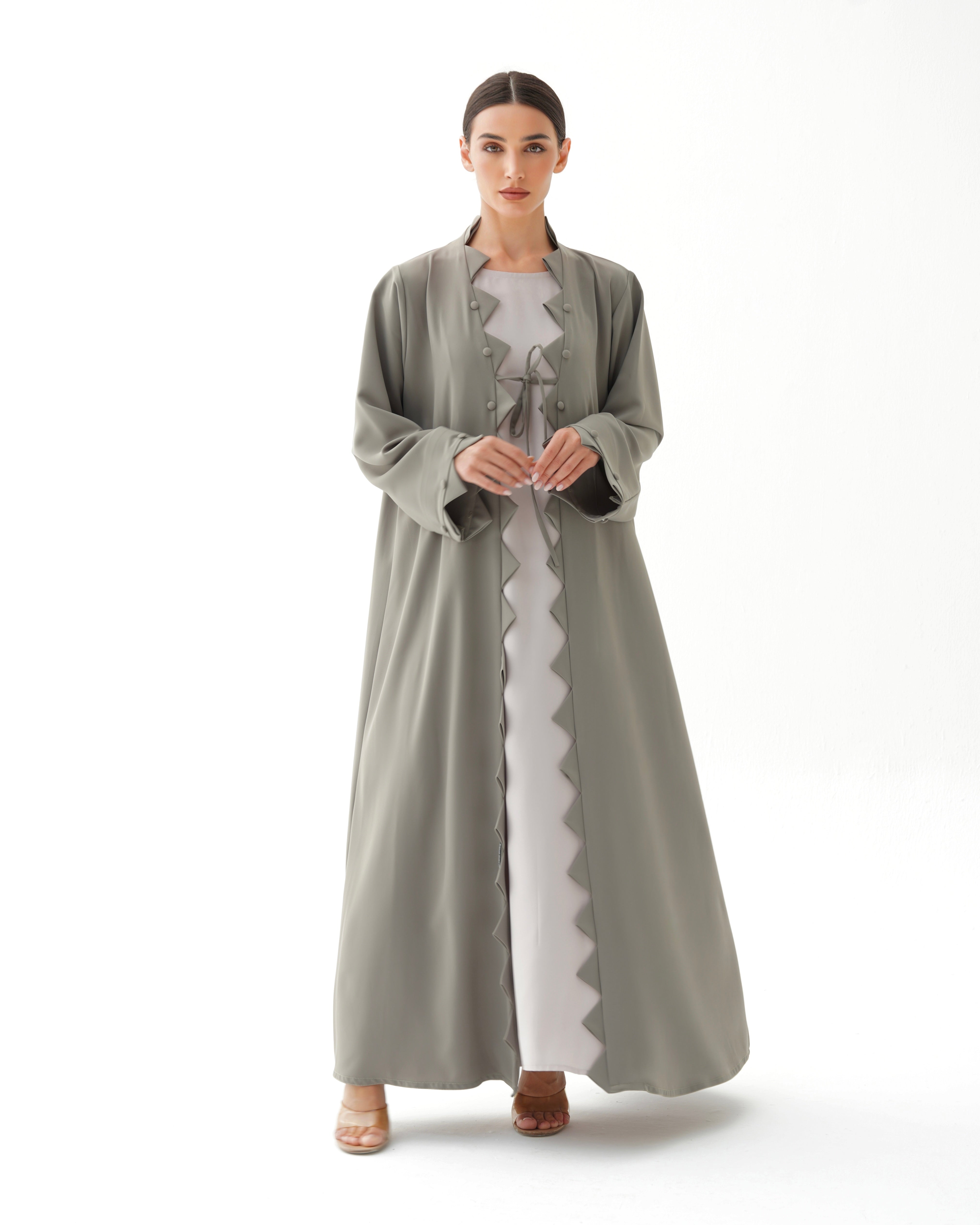 C 1482 Pistachio Green Abaya